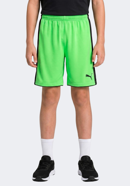 Puma Kids' Tournament Shorts Fluro Green