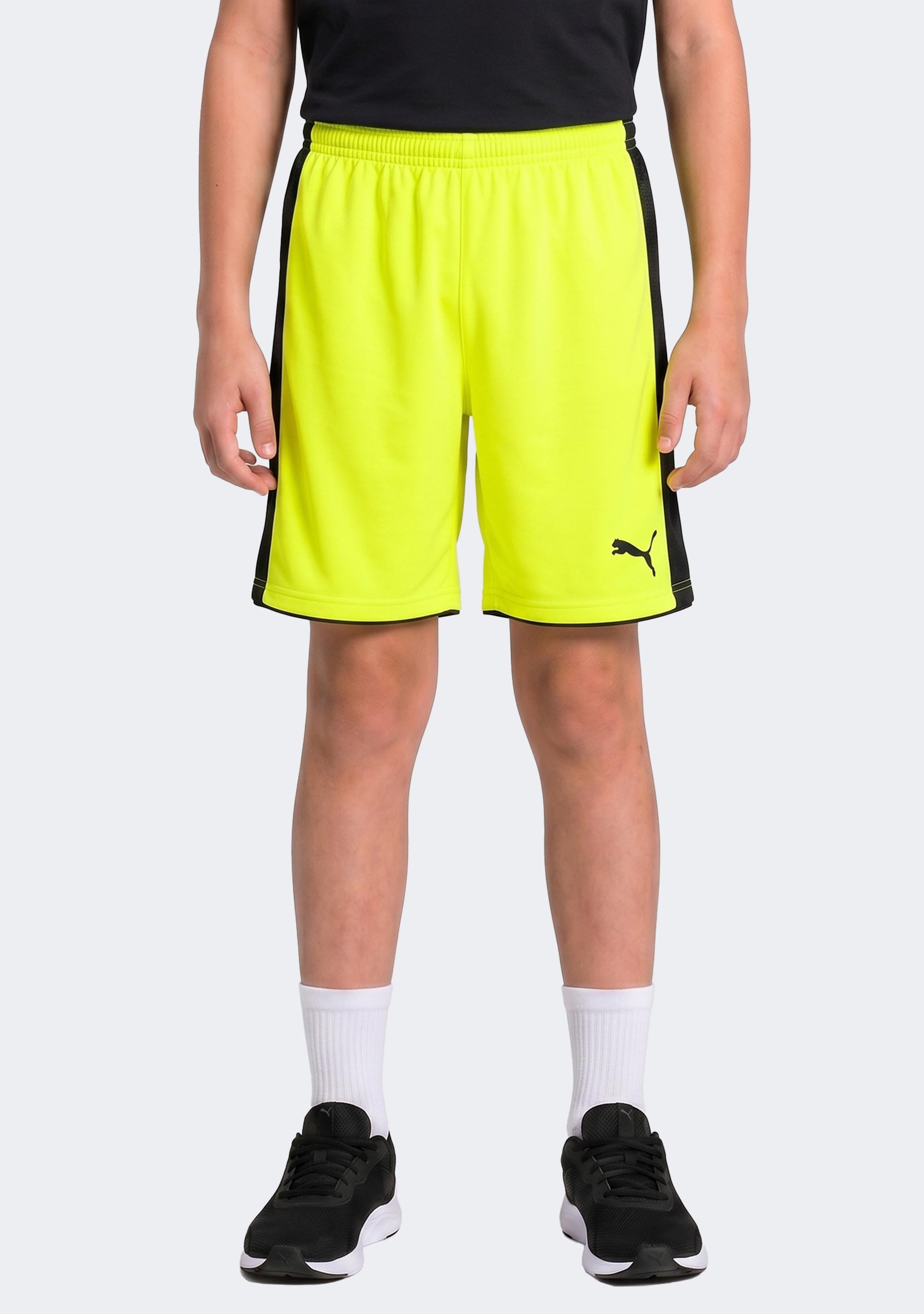 Puma Kids' Tournament Shorts Fluro Yellow