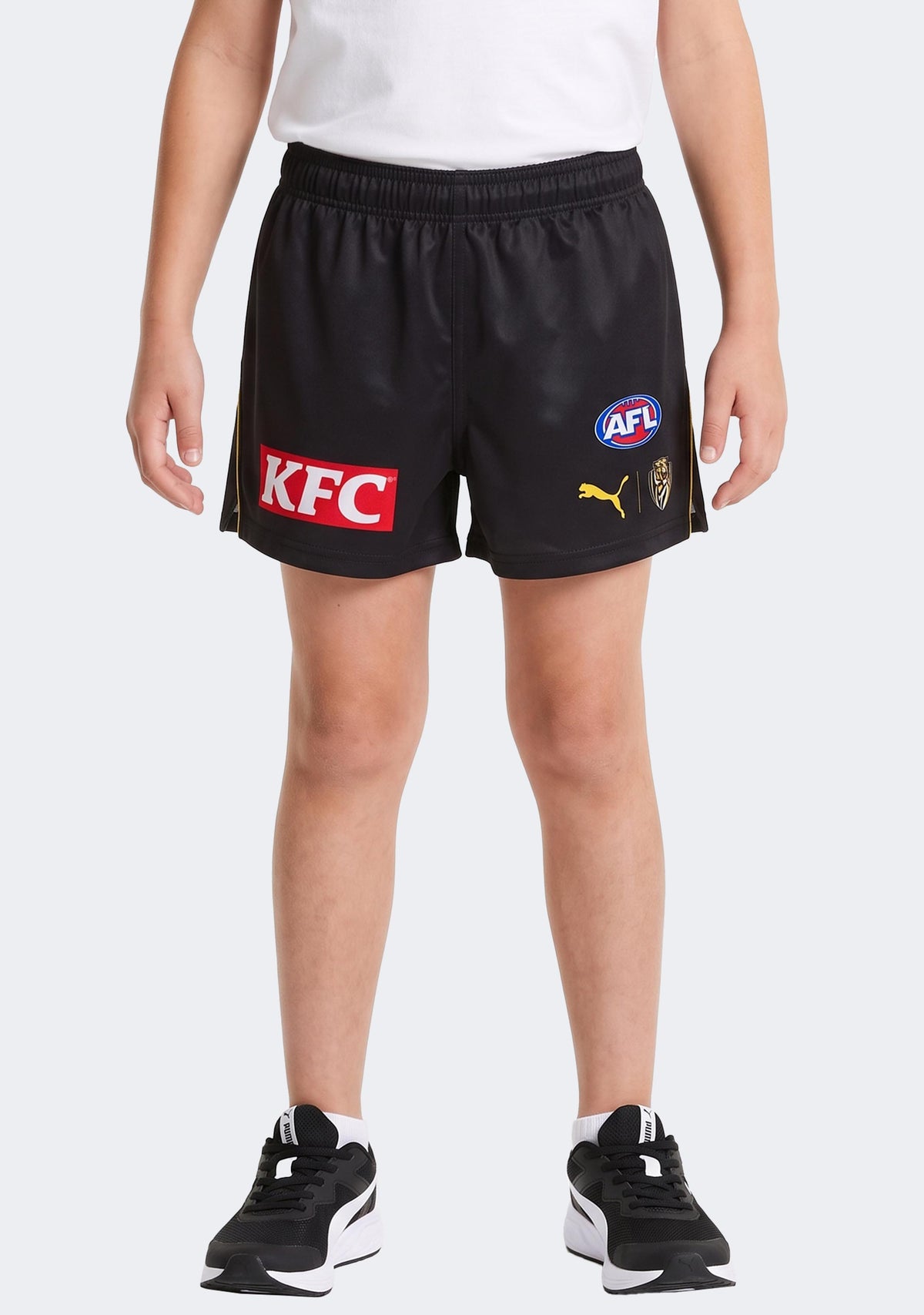 Puma Kids' Richmond Tigers 2026 Home Shorts