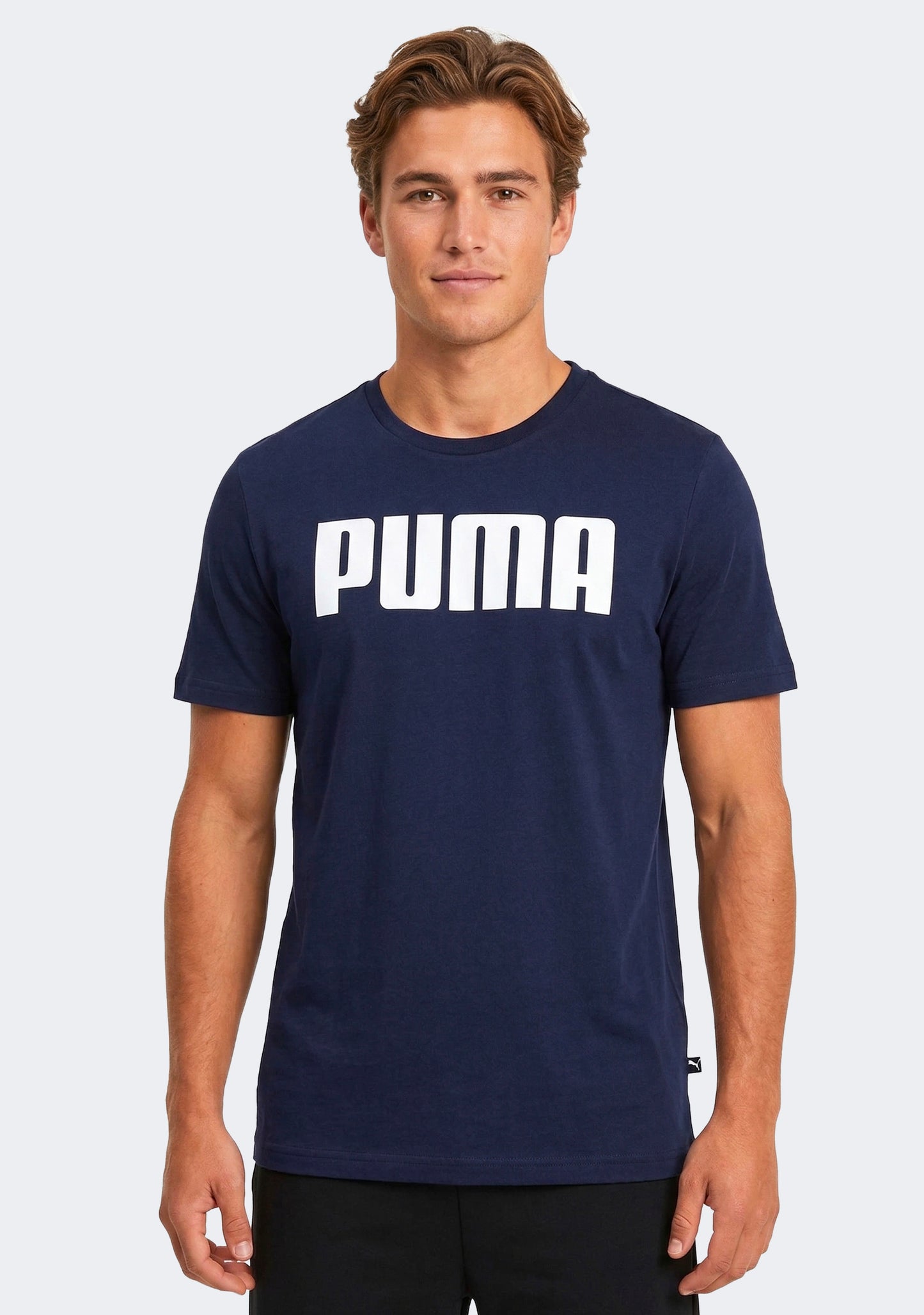 Puma Men’s Essential Logo Tee Navy