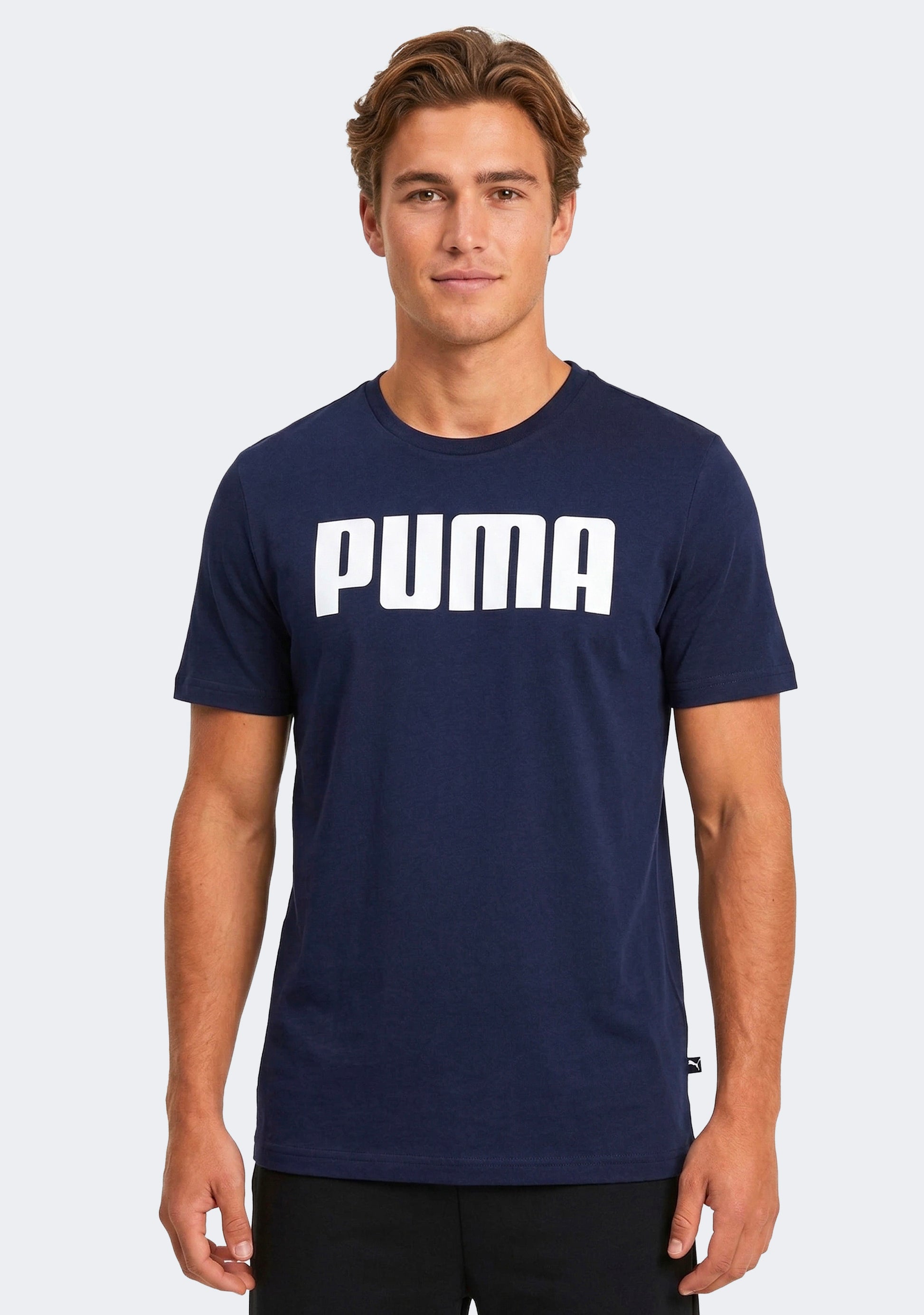 Puma Men’s Essential Logo Tee Navy