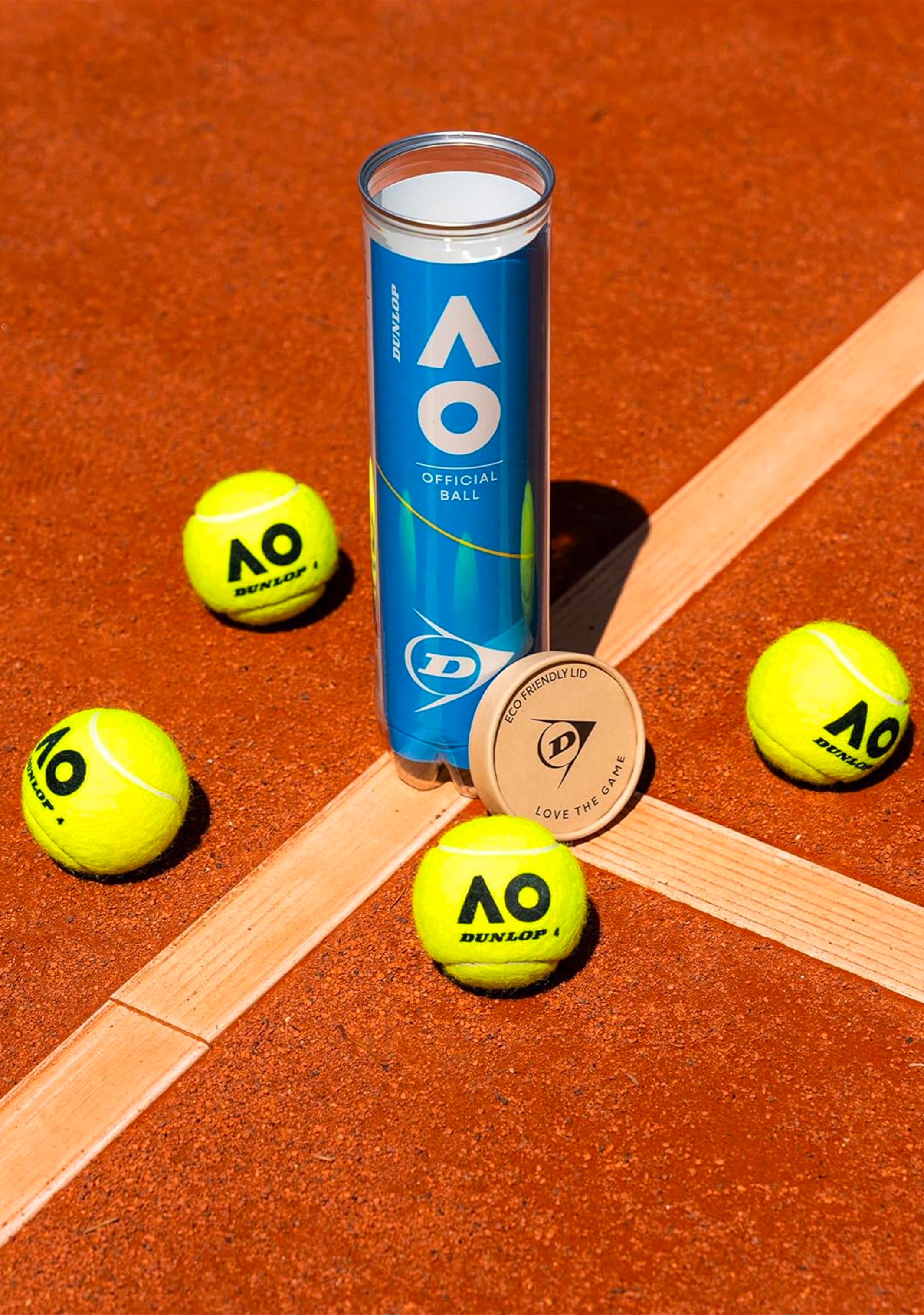 Dunlop Australian Open Official Tennis Ball 4 Pack
