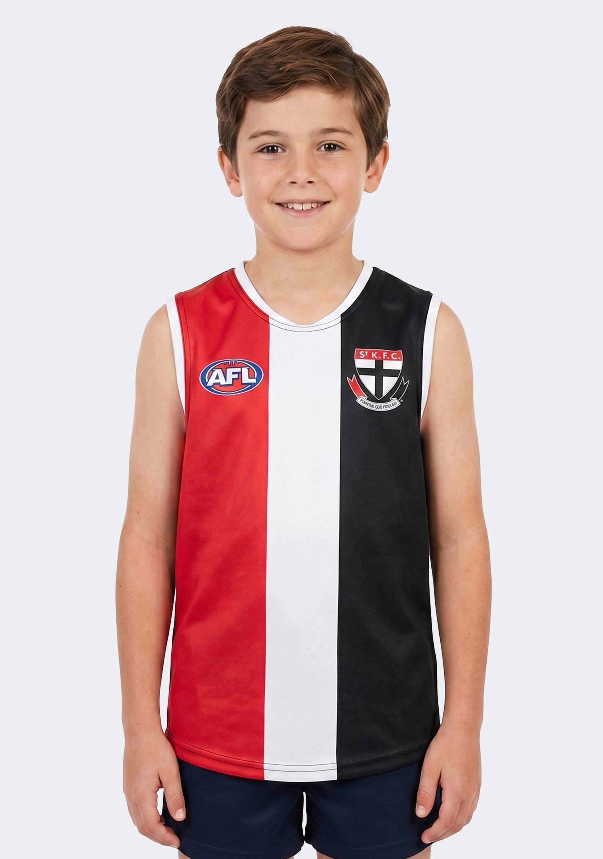 Sekem Kids' St Kilda Saints Replica Home Guernsey
