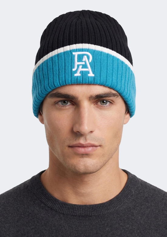 Sekem AFL Adults Port Adelaide Rib Beanie