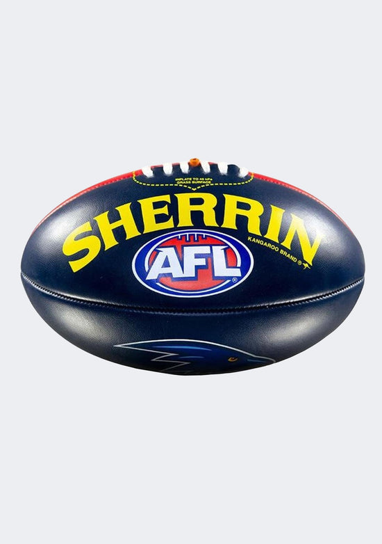 Sherrin Adelaide Crows PVC AFL Team Logo Football