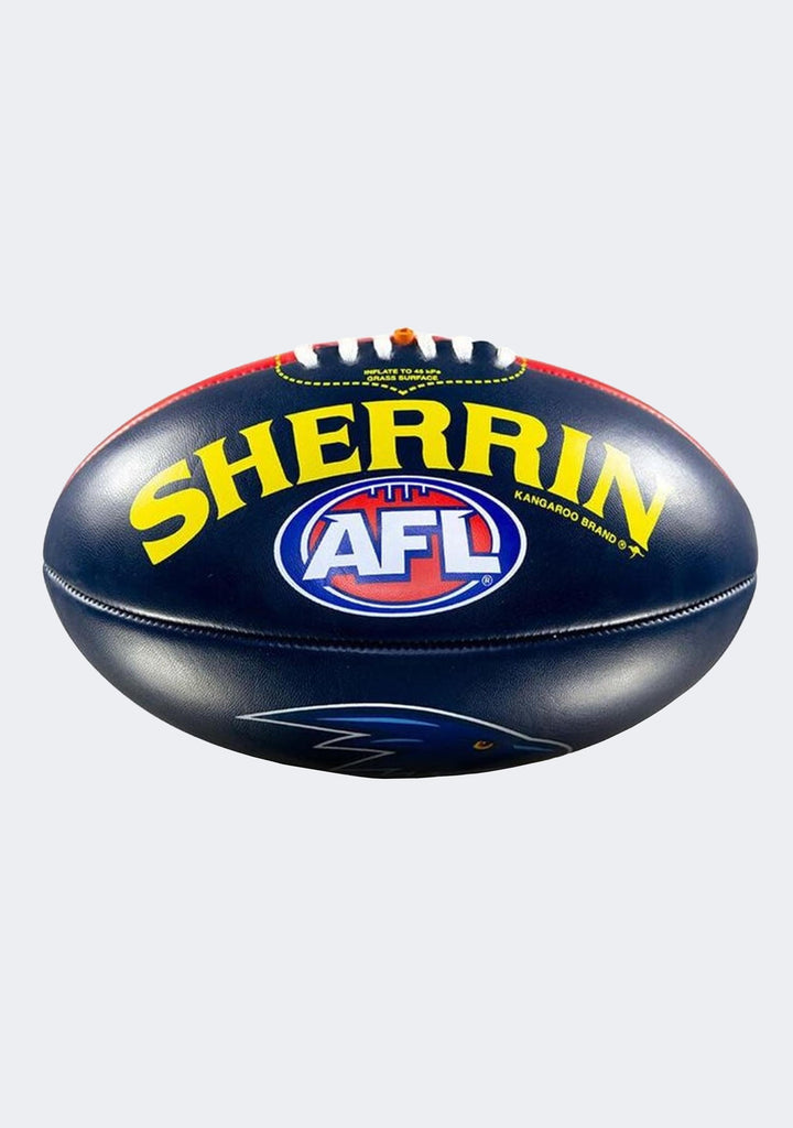 Sherrin Adelaide Crows PVC AFL Team Logo Football