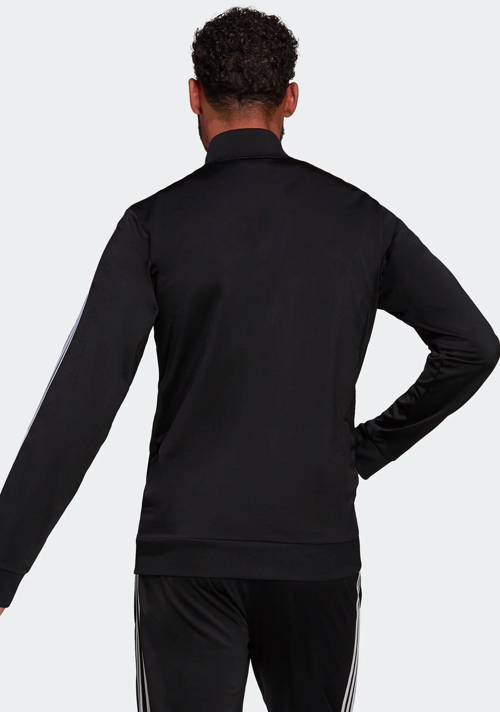 Adidas Mens Warm-Up Tricot Jacket Black
