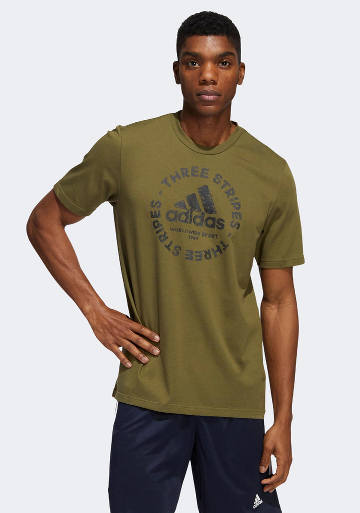 Adidas Men's Sketch Emblem Graphic Tee