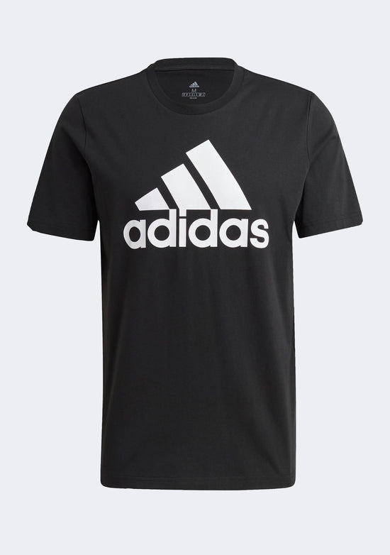 Adidas Men’s Essentials Single Jersey Big Logo Tee Black