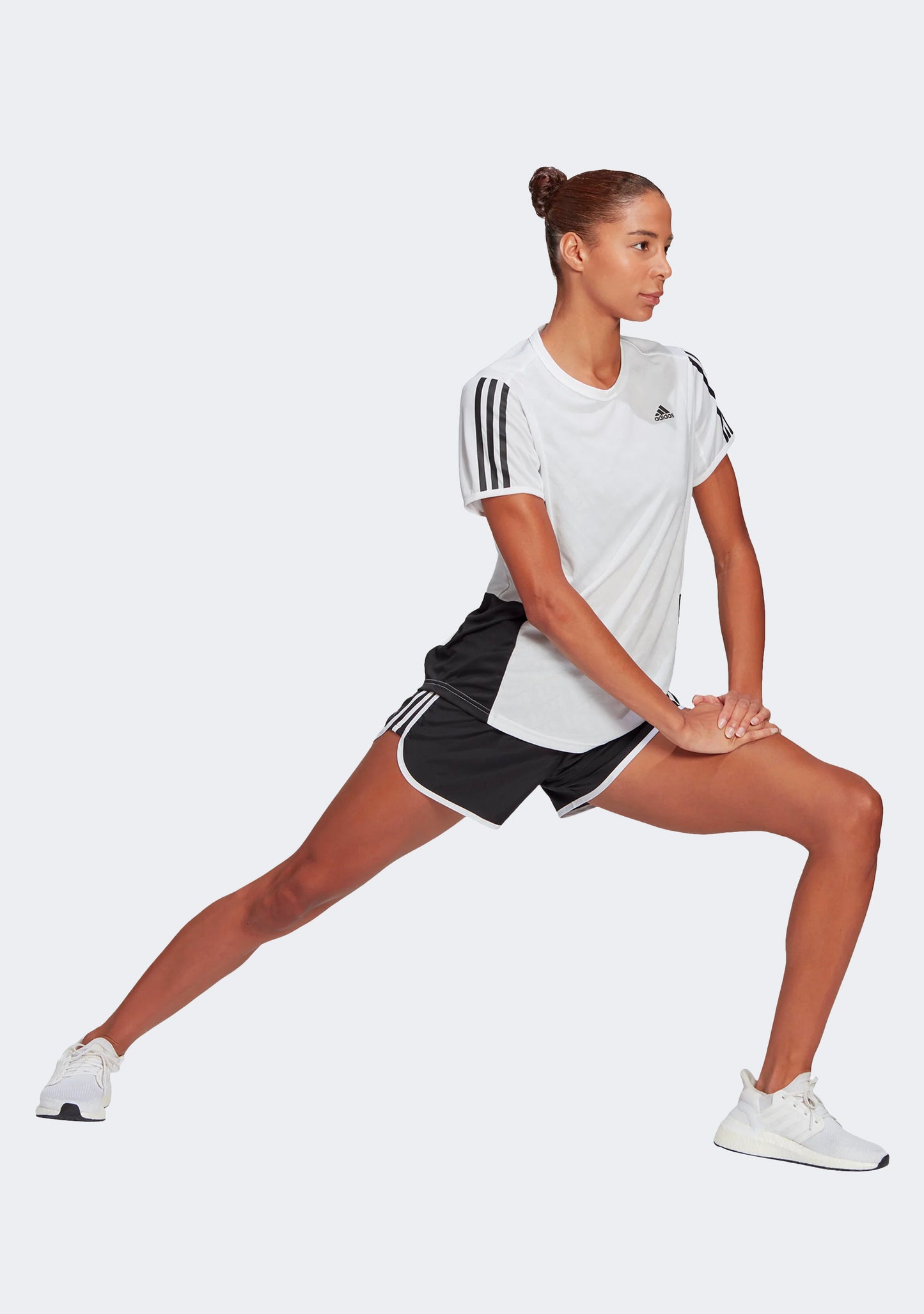 Adidas Women’s Marathon 20 4-Inch 3 Stripe Short
