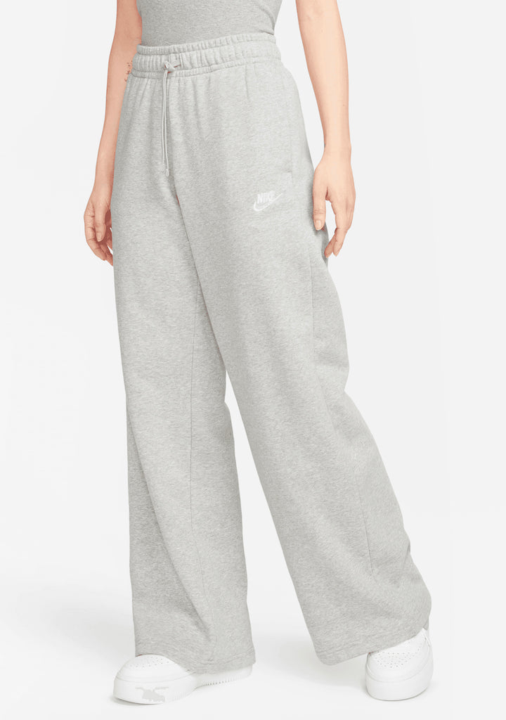 Nike Women's Mid-Rise Wide-Leg Fleece Sweatpants