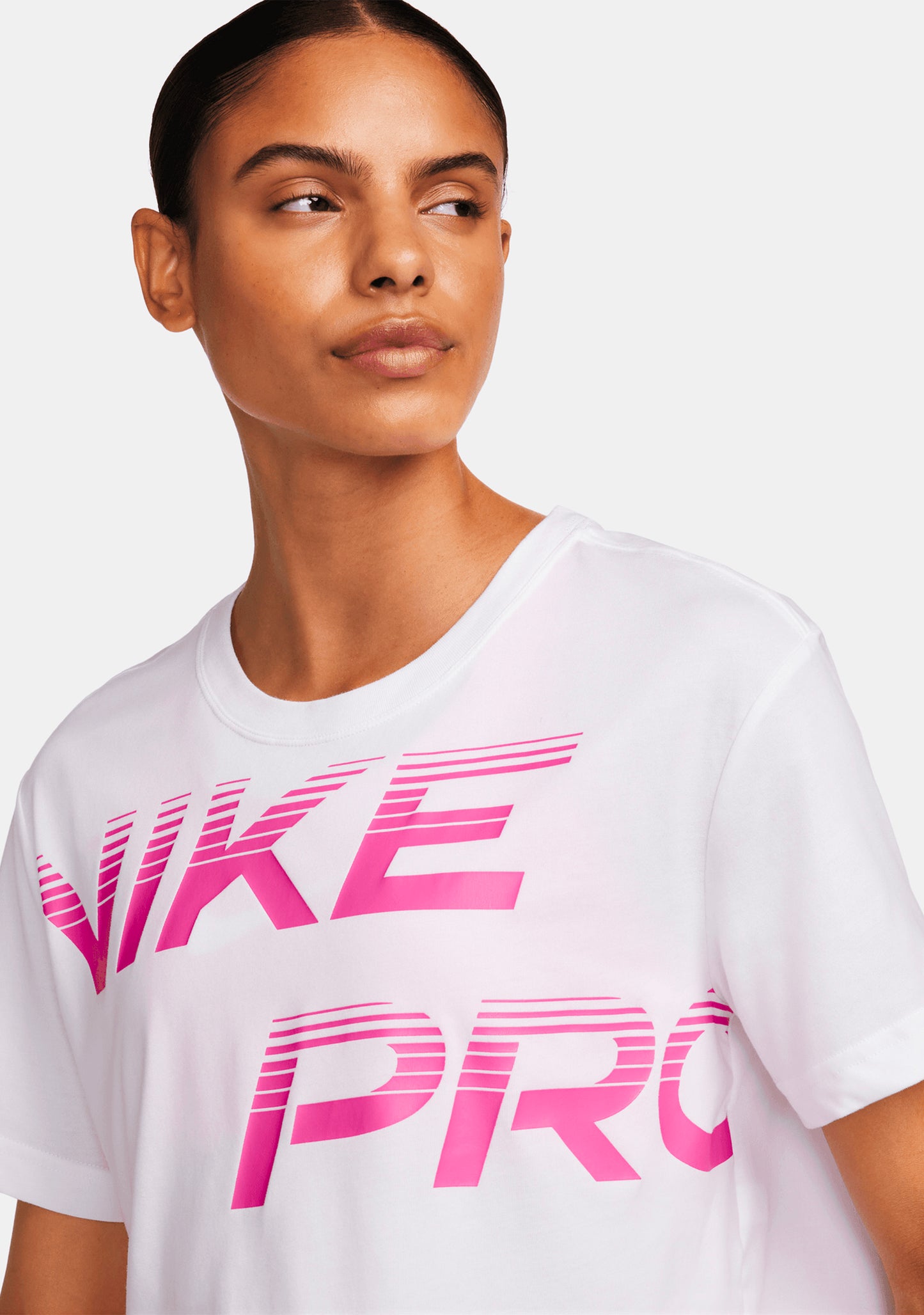 Nike Pro Women's Dri-FIT Graphic Short-Sleeve Top <br> FQ4985-100