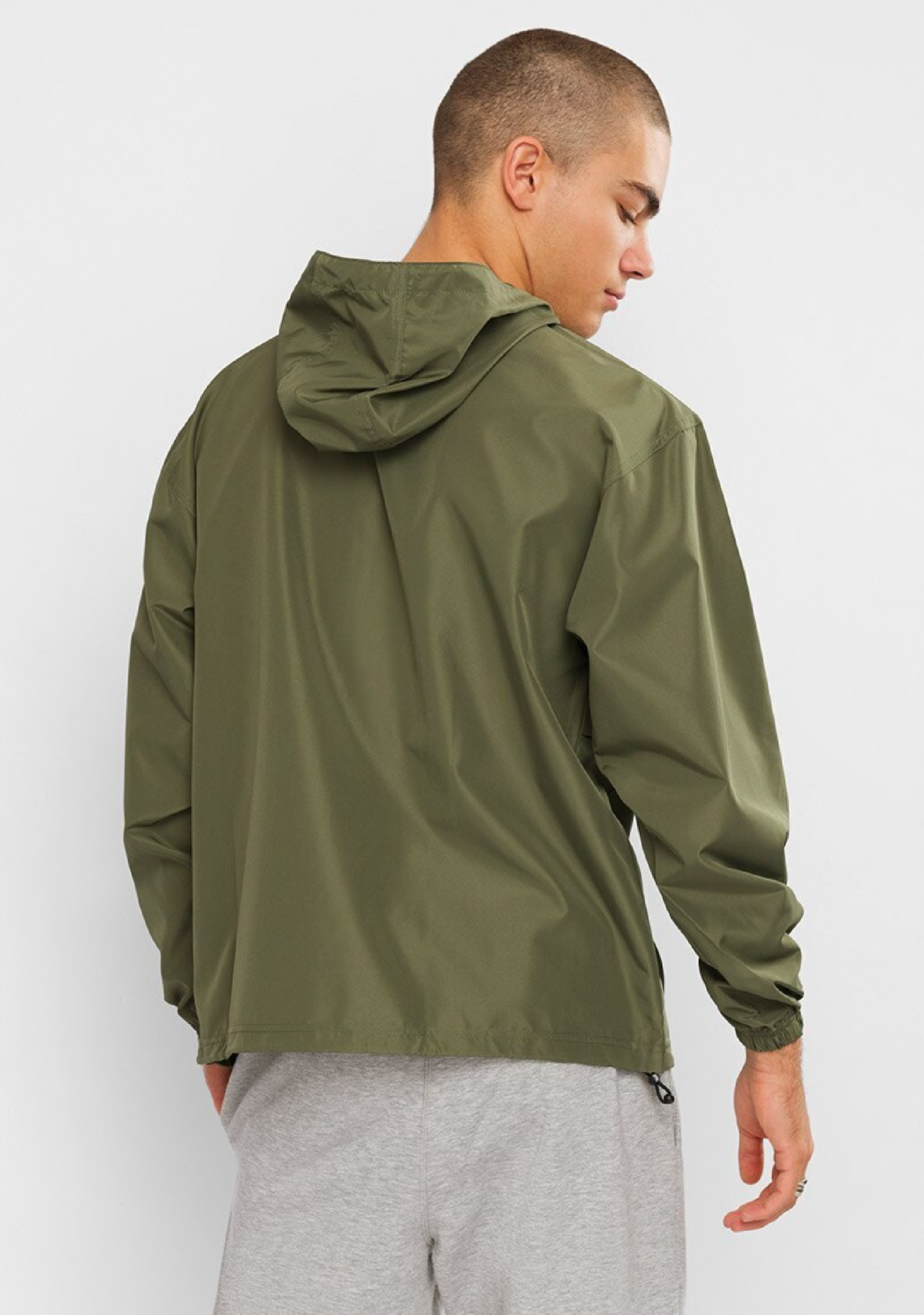 Champion Mens US Quarter Zip Packable Jacket