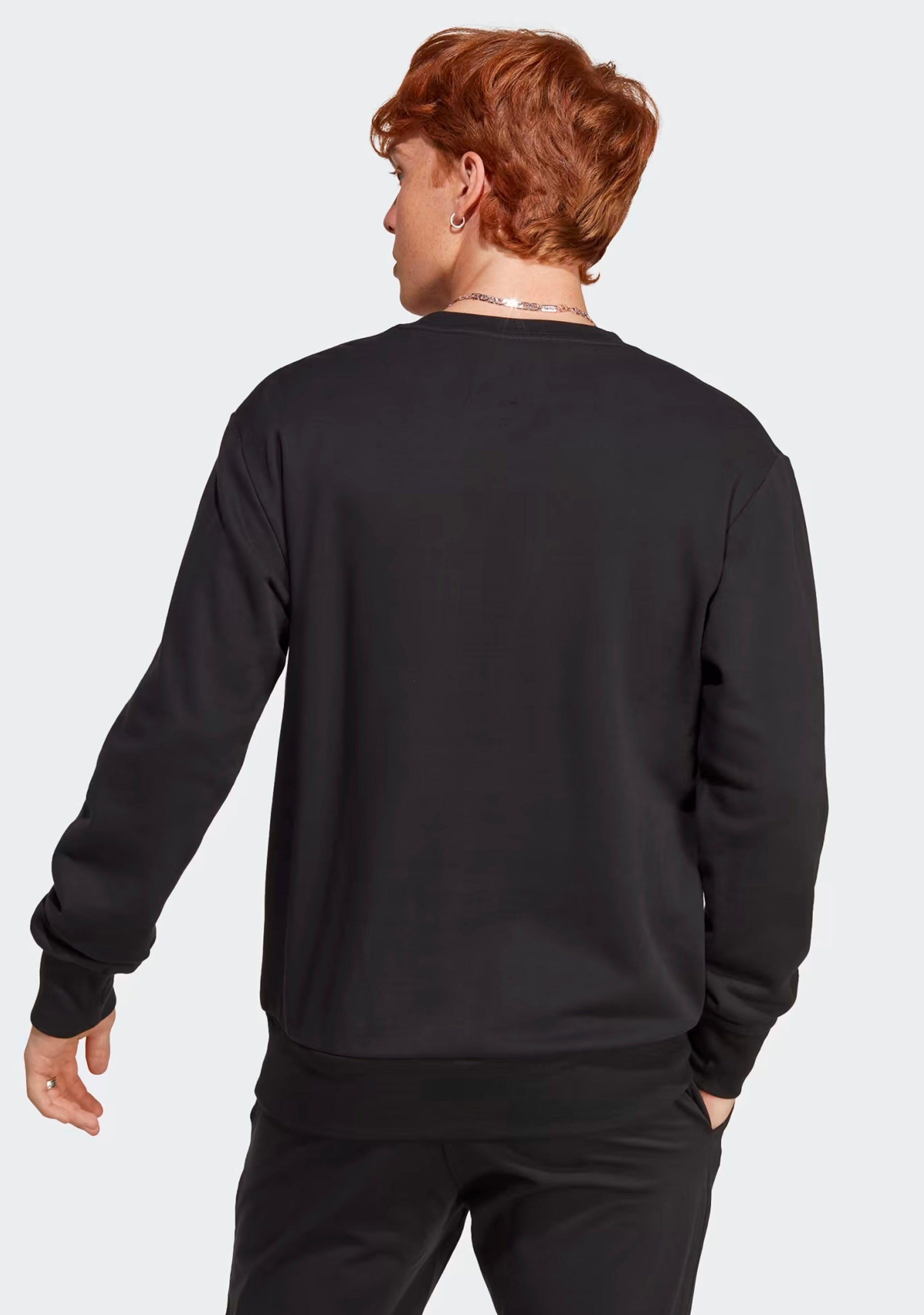 Adidas Men’s Big Logo Sweatshirt Black