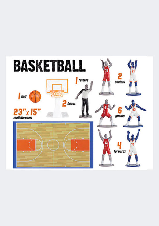 Tiny Teams Basketball 24 Piece Play Set
