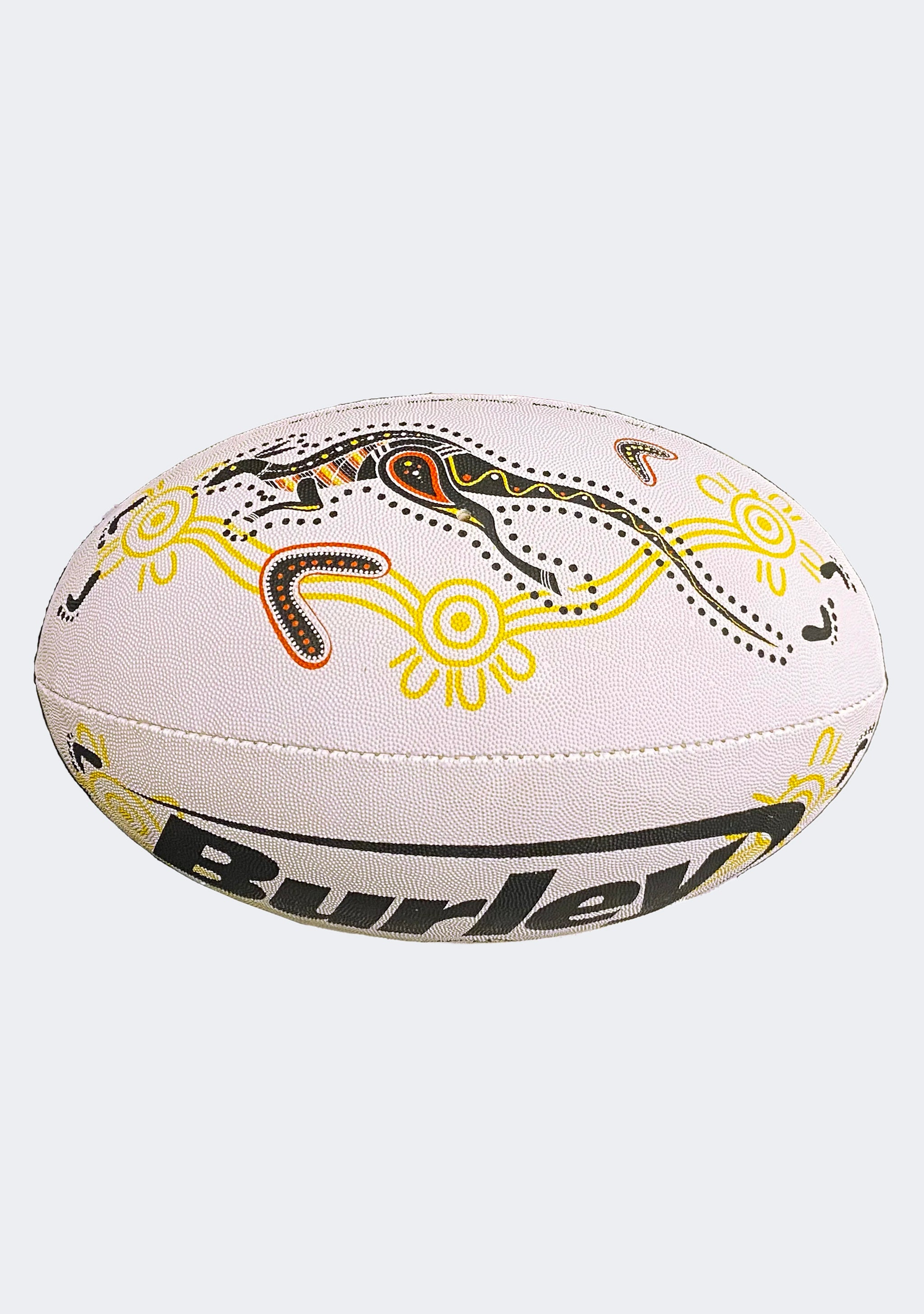 Burley Jim Kidd Sports Indigenous Rugby Ball
