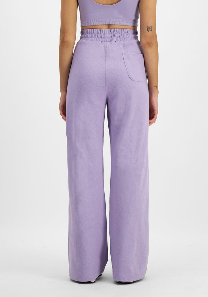 Champion Women's Jersey Hi Waist Wide Leg Pant