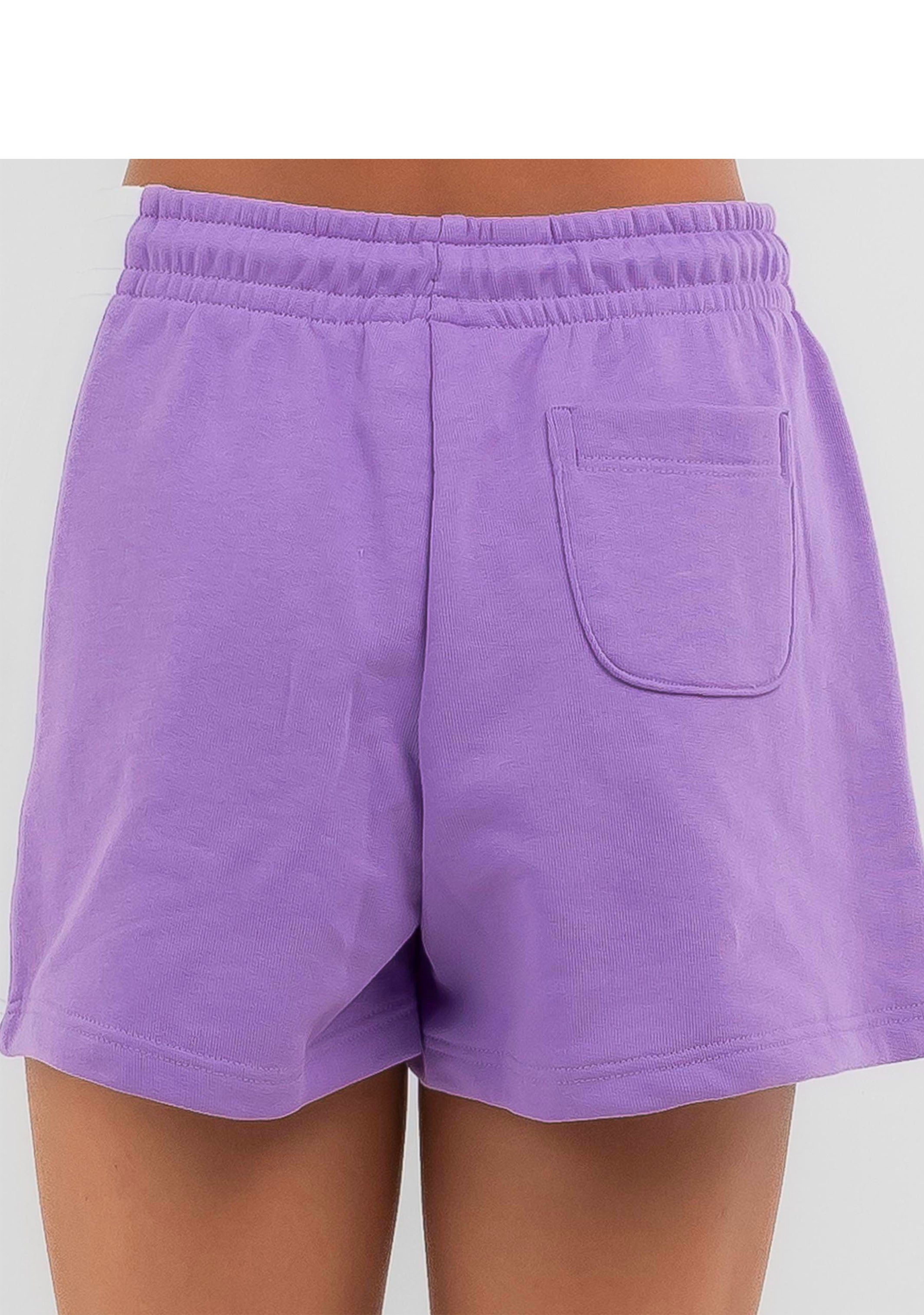 Champion Junior Girls' French Terry Panel Shorts