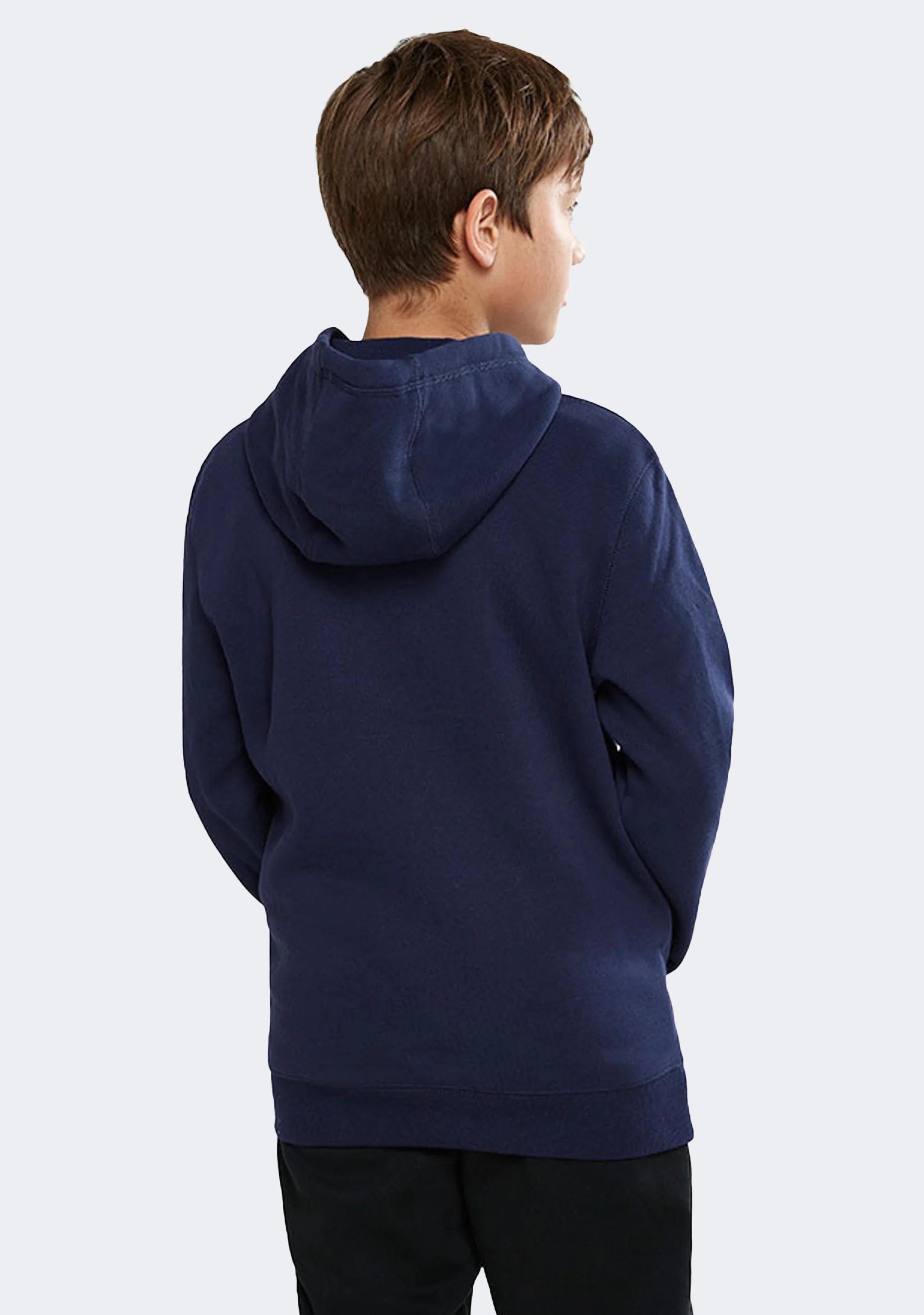 Champion Junior Script Hoodie Navy