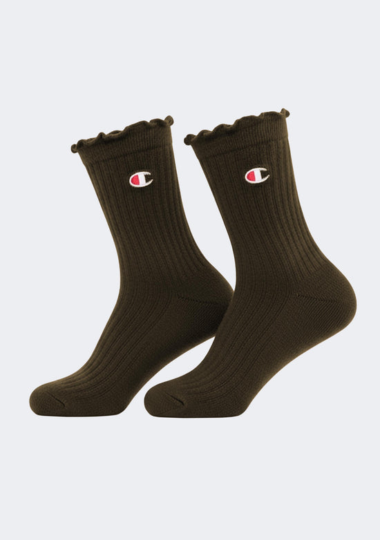 Champion Lifestyle Frill Quarter Crew Socks 2 Pack
