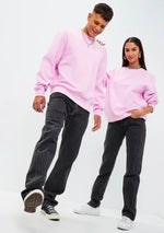 Champion Lifestyle Pride Collection Twill Crew Cotton Pink Posy <br> AUTYN XGR