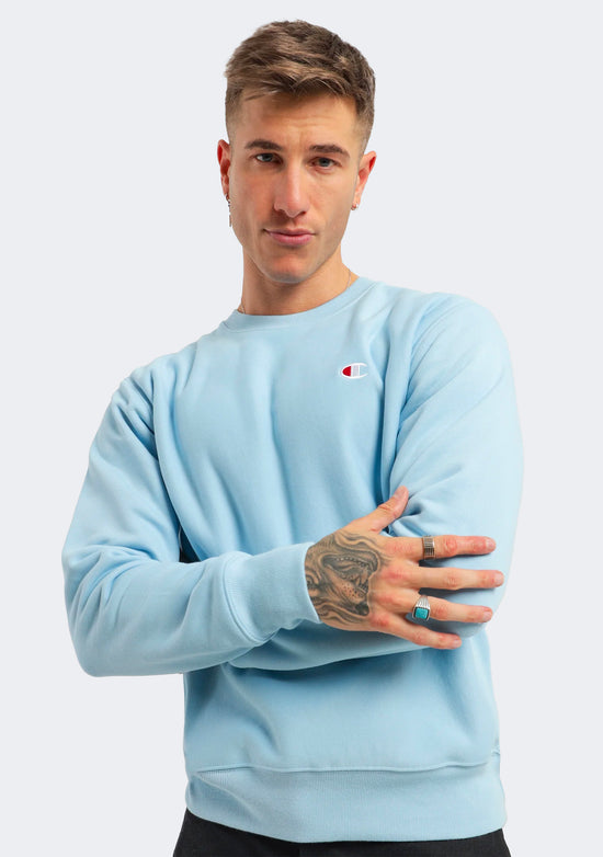 Champion Men's Reverse Weave Small C-Logo Crew