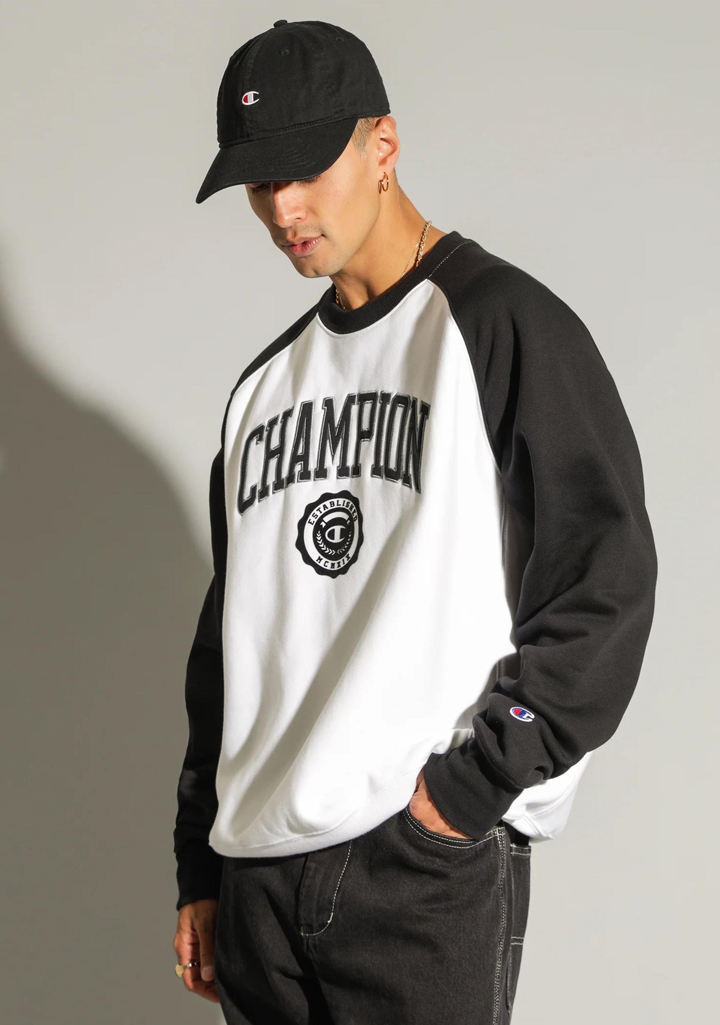 Champion Men's Reverse Weave RAG Crew Archive