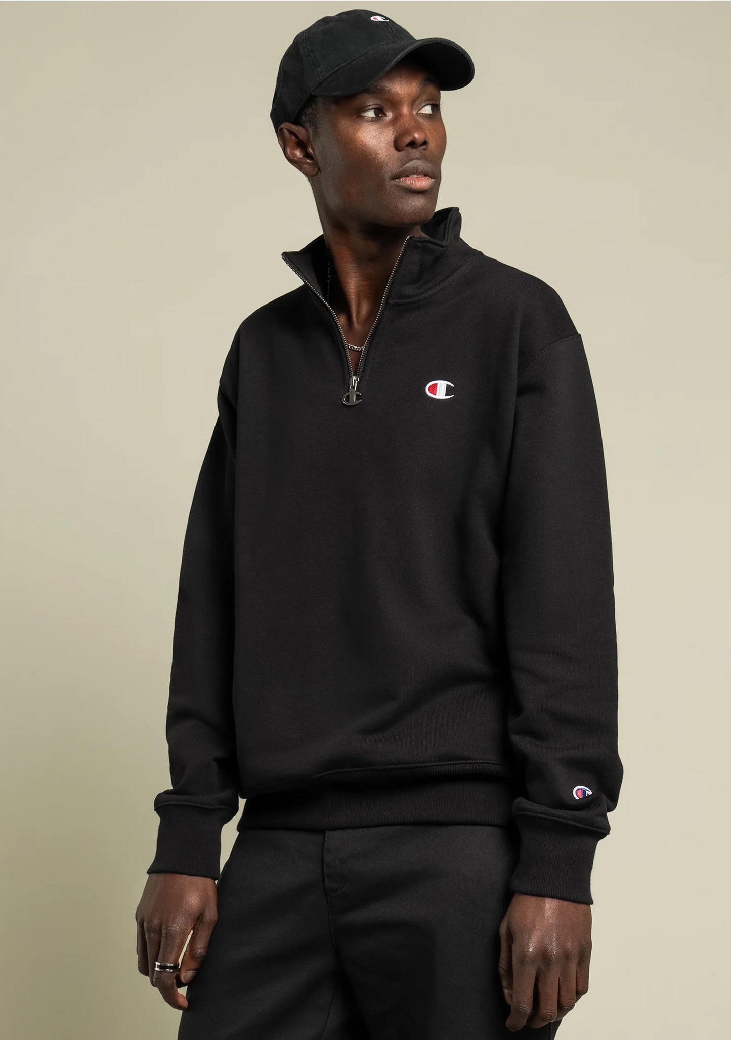 Champion Men's Reverse Weave Terry Quarter Zip