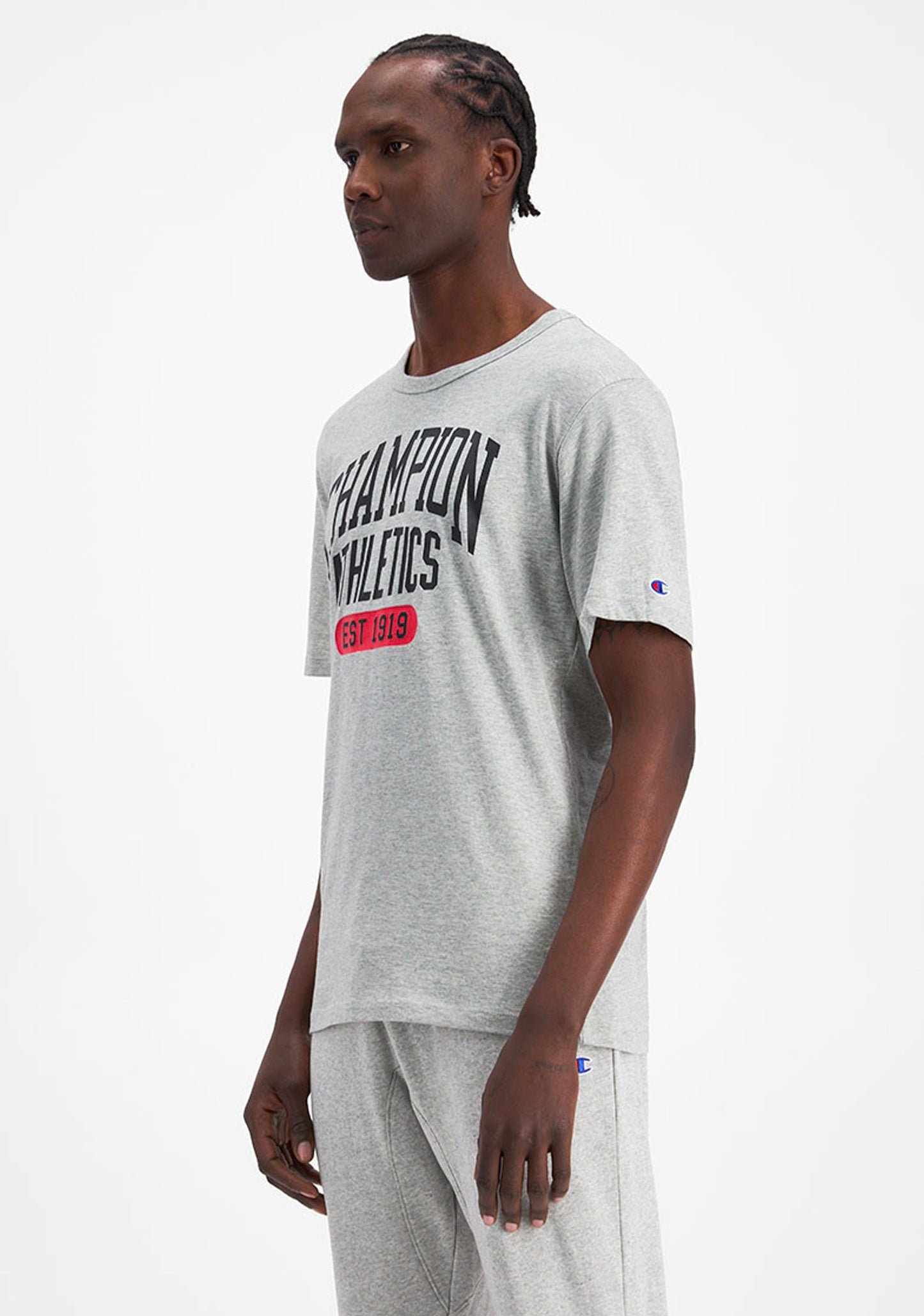 Champion Men's SPS Graphic Print Tee Grey