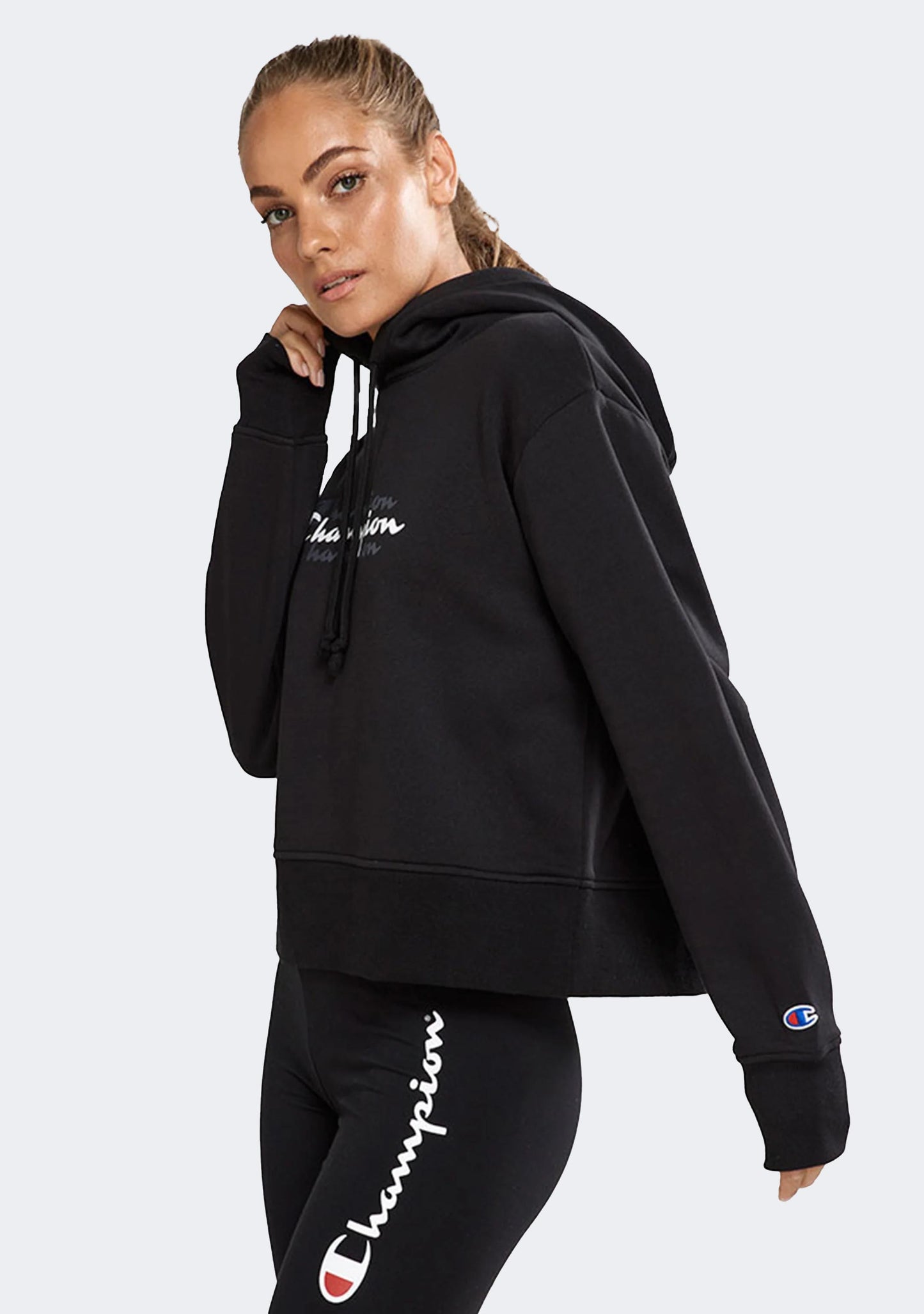 Champion Womens Sporty Graphic Hoodie