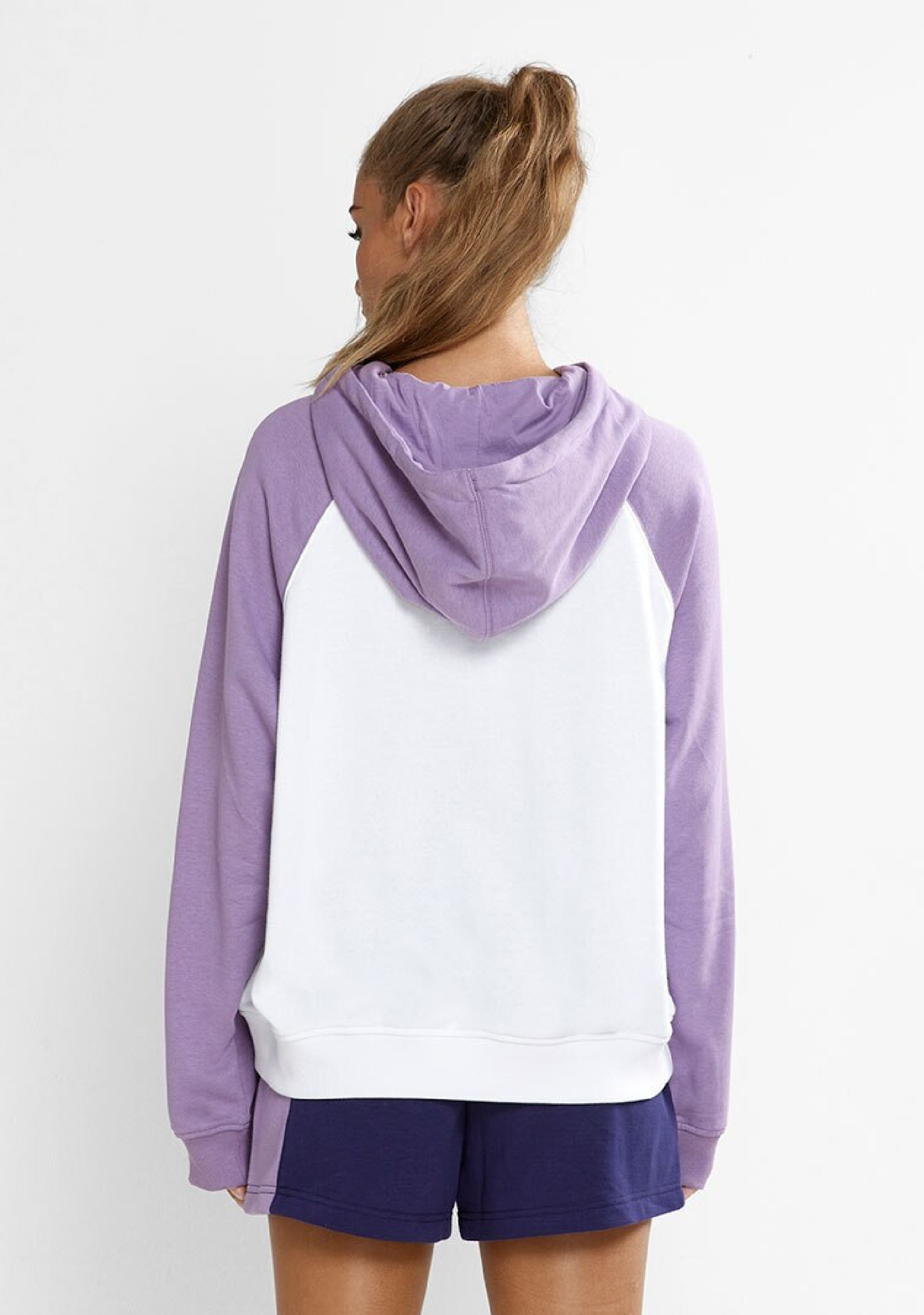Champion Womens French Terry Colour Block Hoodie