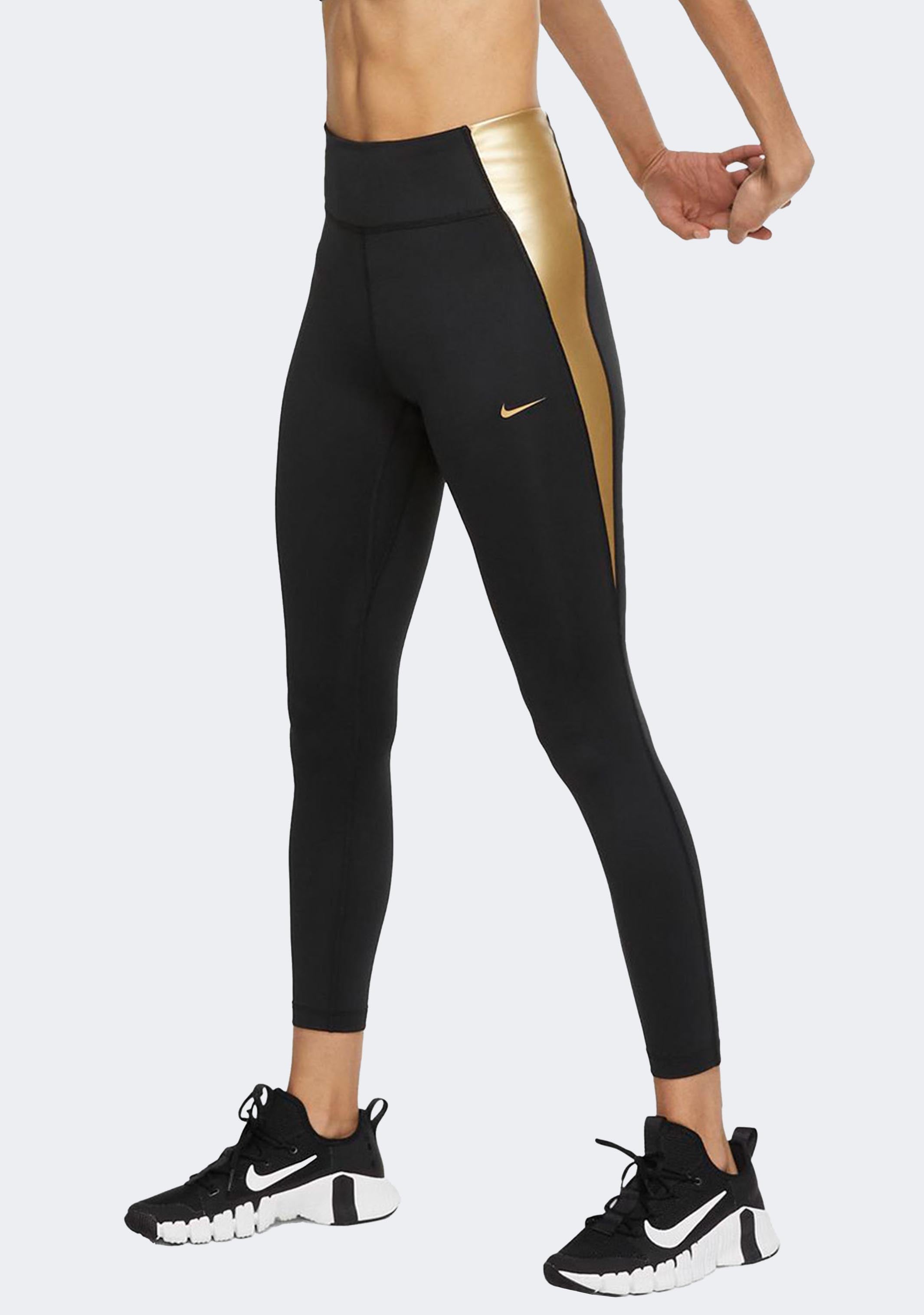 nike leggings colour block