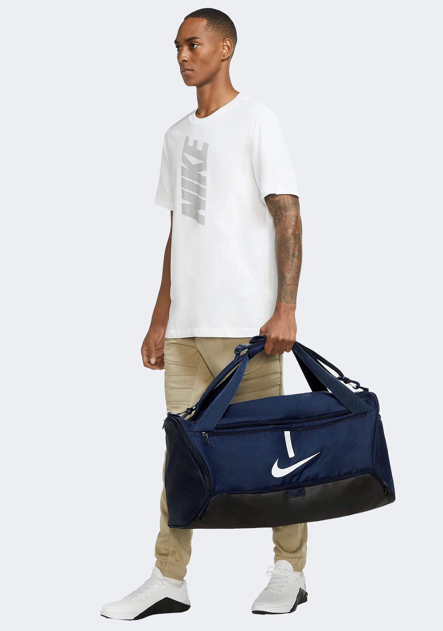 Nike Academy Team Football Duffel Bag Medium Navy - 60L