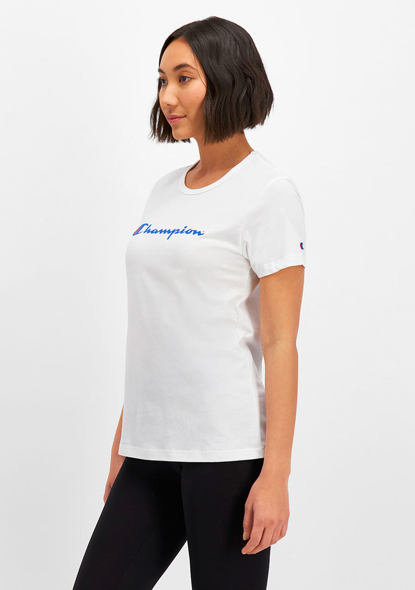 Champion Women's Script Short Sleeve Tee