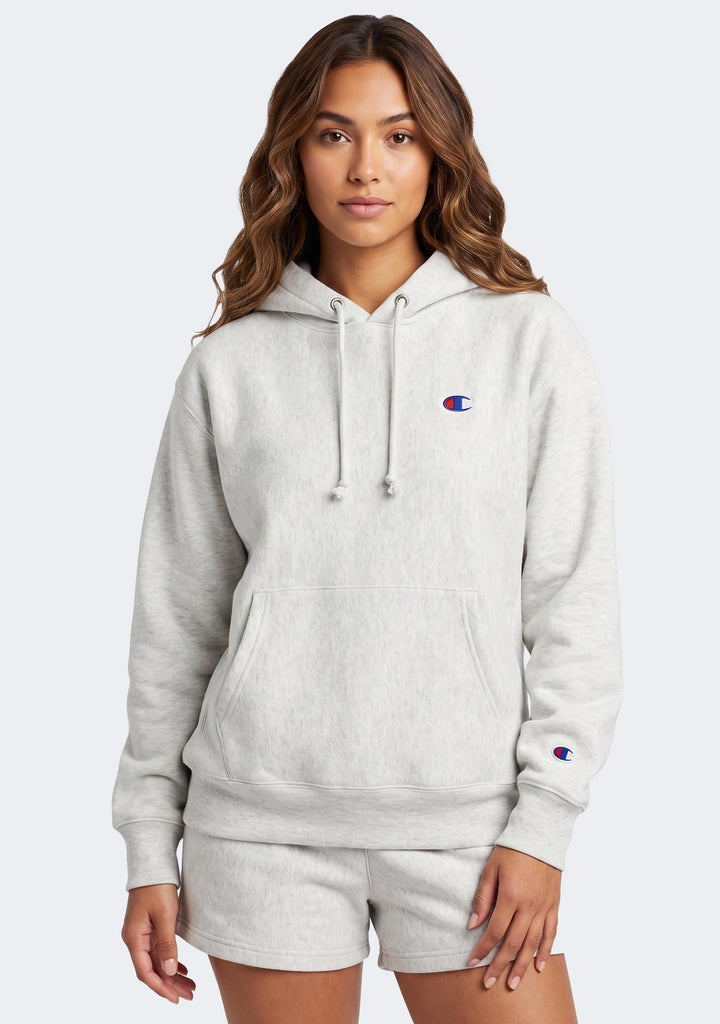 Champion Women's Reverse Weave Small C Logo Relaxed Hoodie