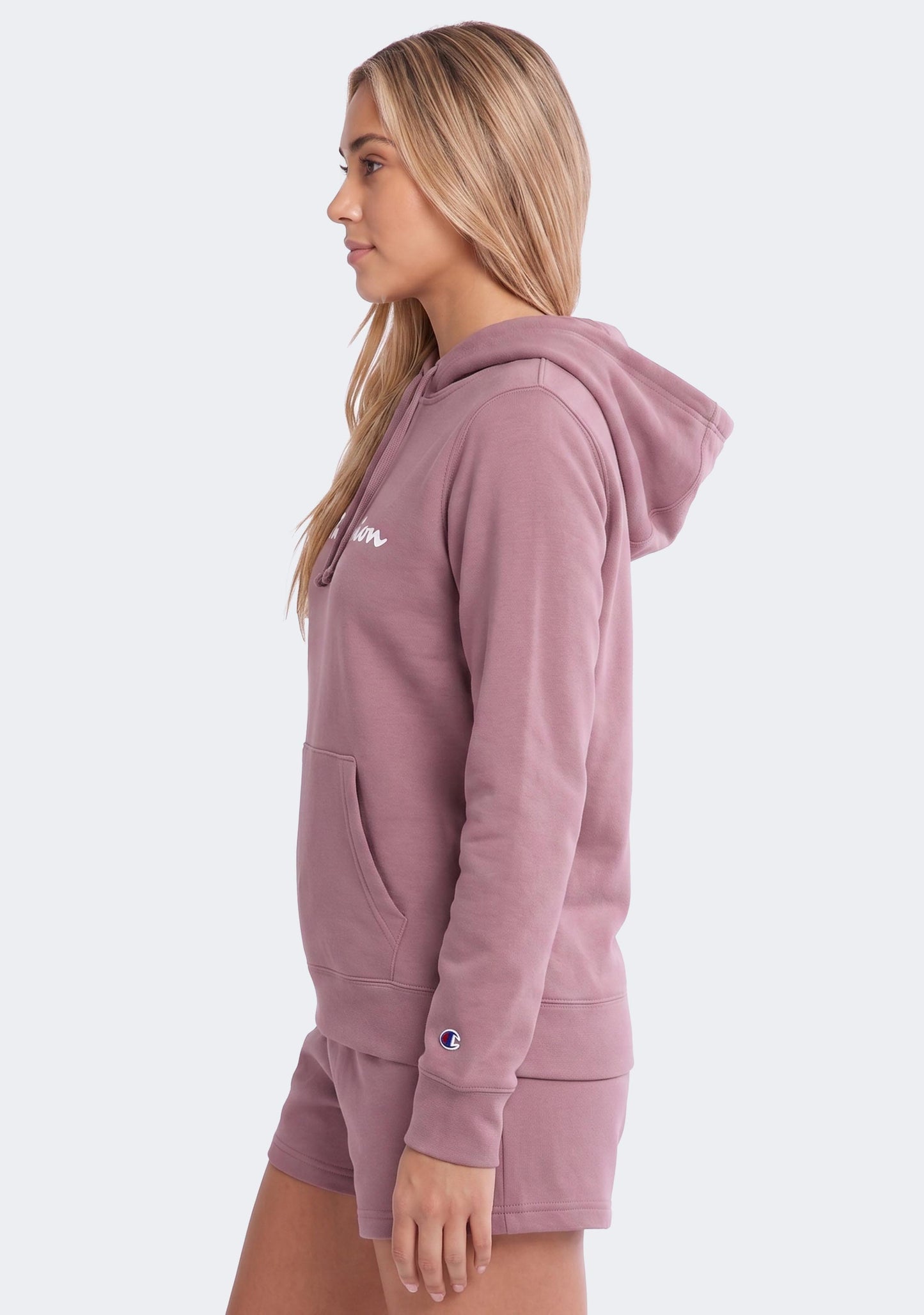 Champion Women’s Script Hoodie Lilac