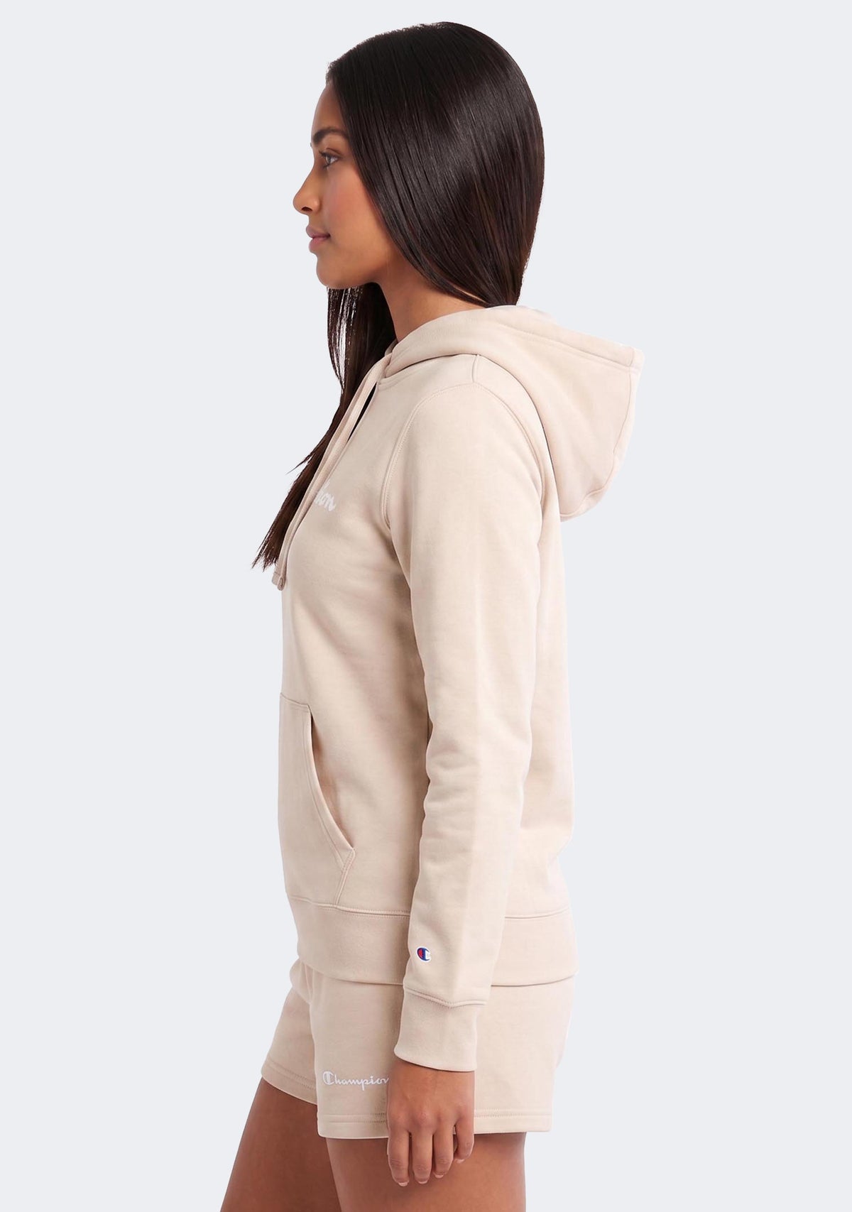 Champion Women’s Script Hoodie Cream