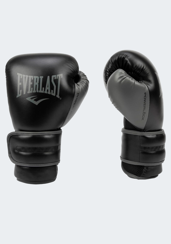 Everlast Powerlock2 Training Gloves Black/Grey