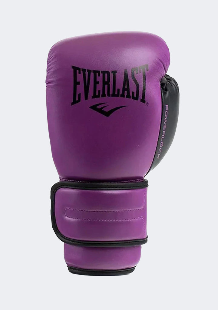 Everlast Powerlock2 Boxing Gloves 12oz Purple/Black