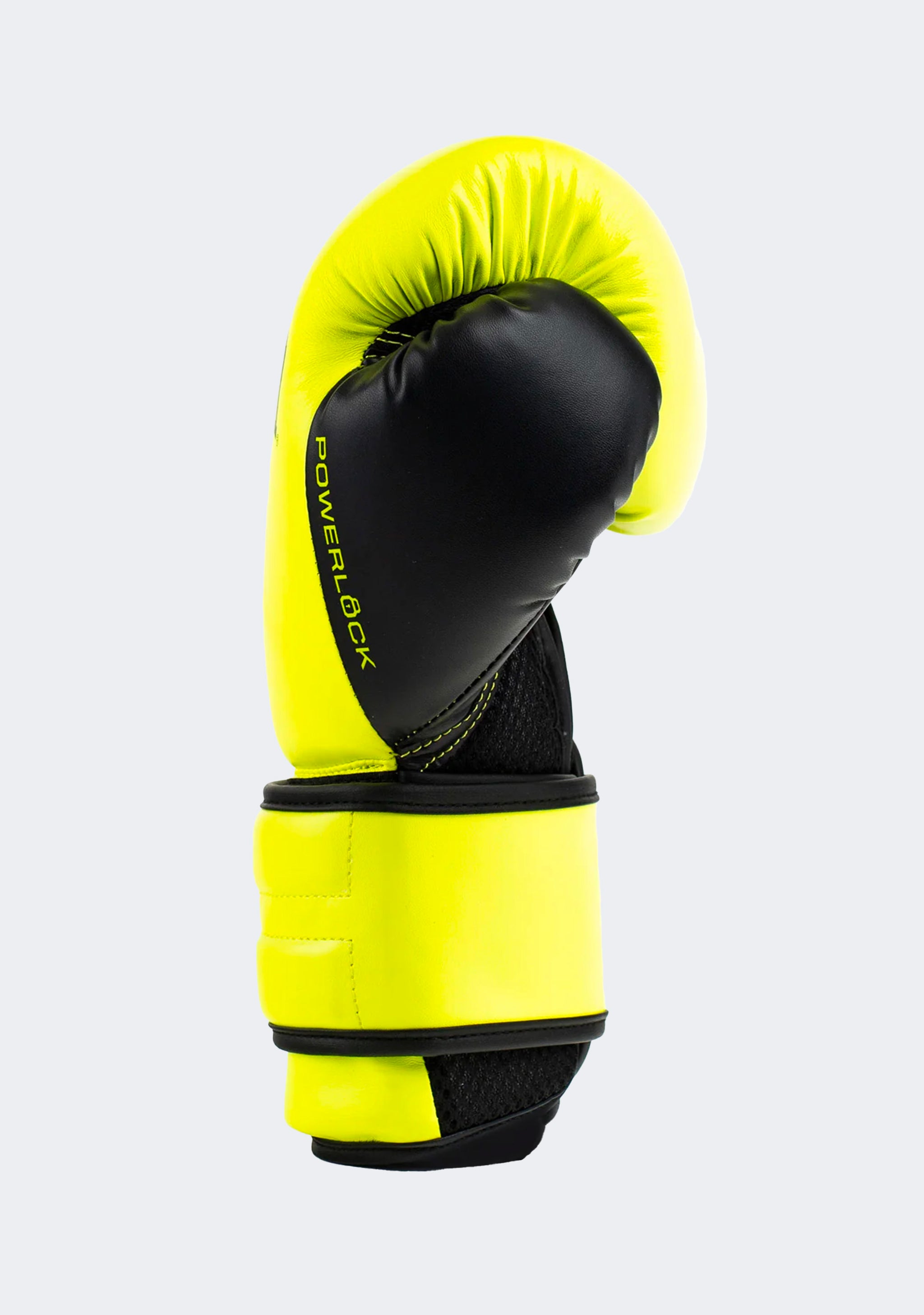 Everlast Powerlock2 Boxing Gloves 12oz Neon Yellow/Black