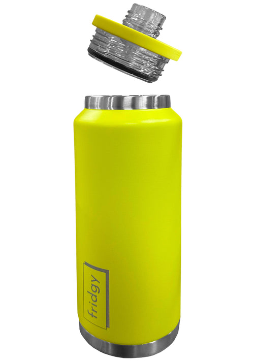 Fridgy 780 mL Water Bottle Coral Yellow