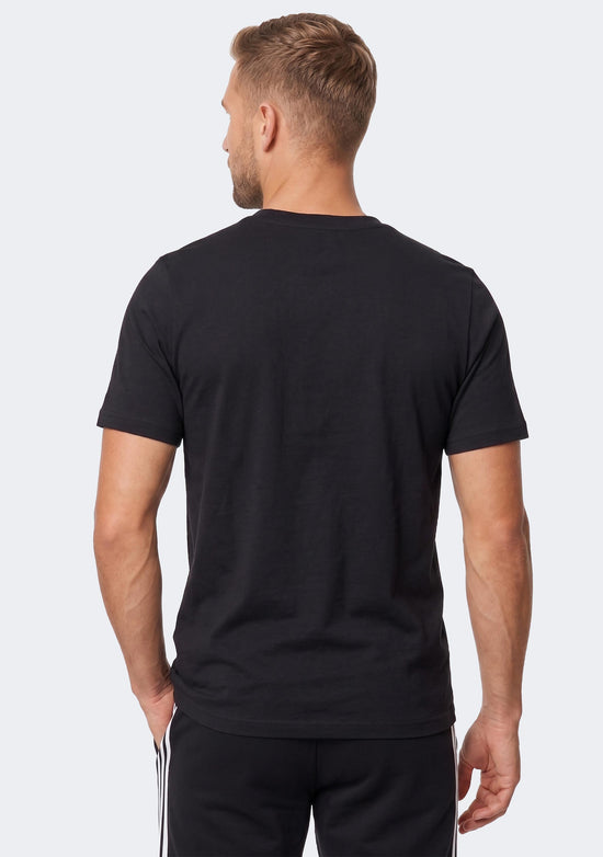 Adidas Men’s Essentials Single Jersey Big Logo Tee Black