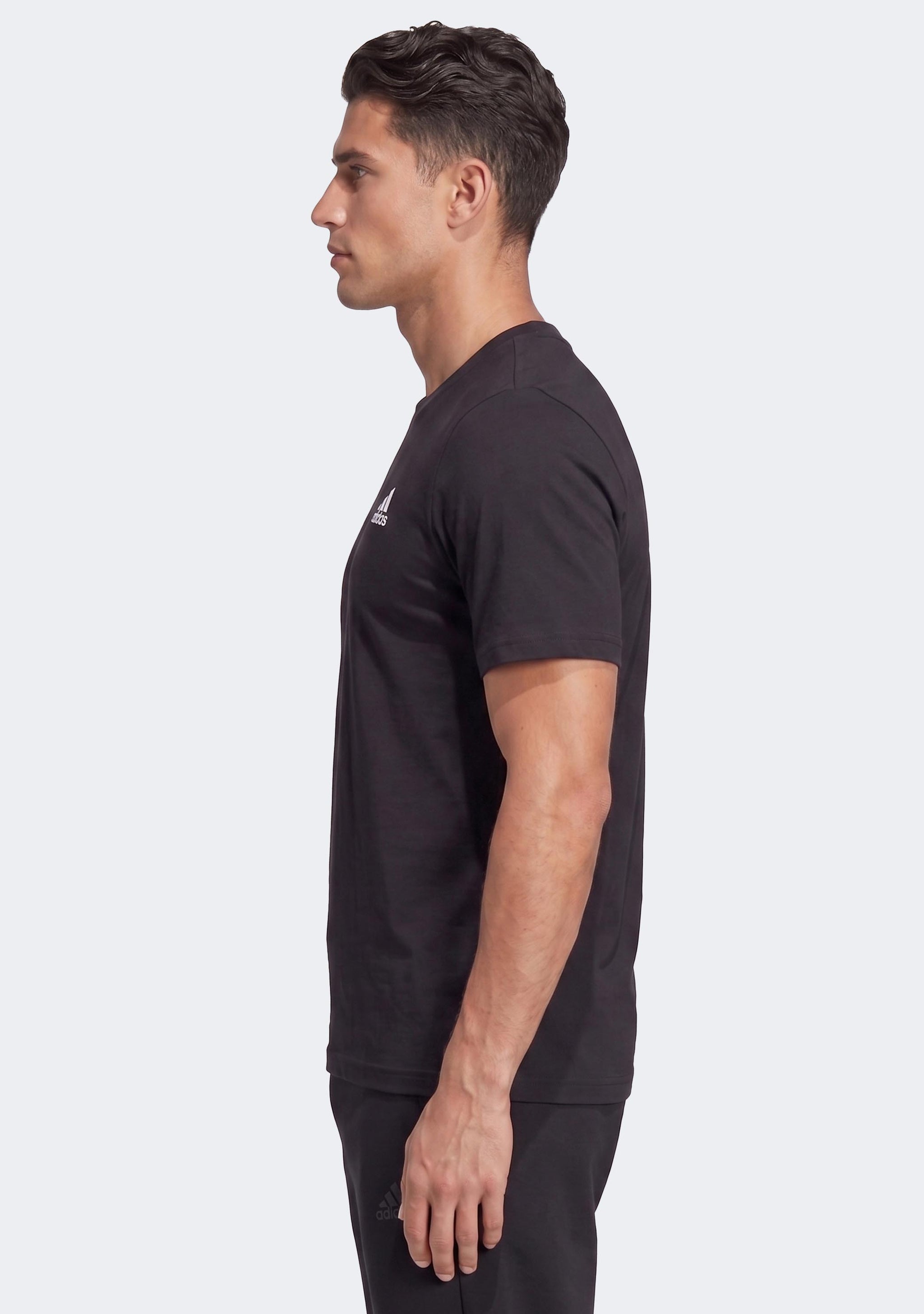 Adidas Men's Essentials Embroidered Small Logo Tee
