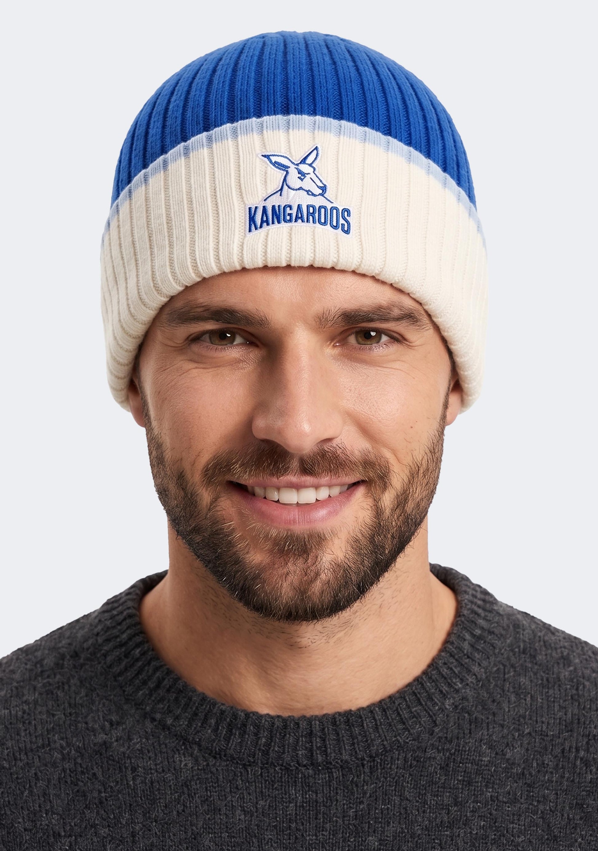 Sekem AFL Adults North Melbourne Rib Beanie
