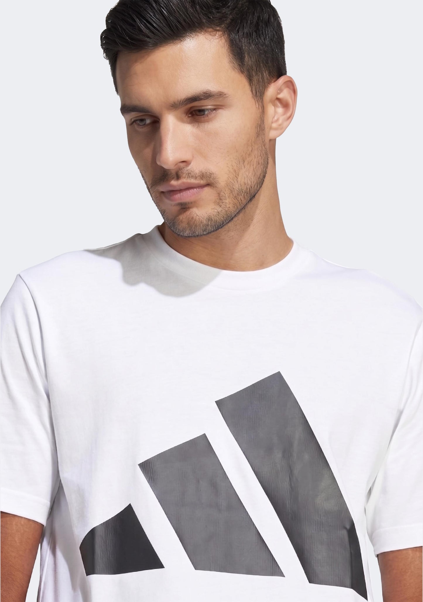 Adidas Men's Essentials Big Logo Tee White/Black