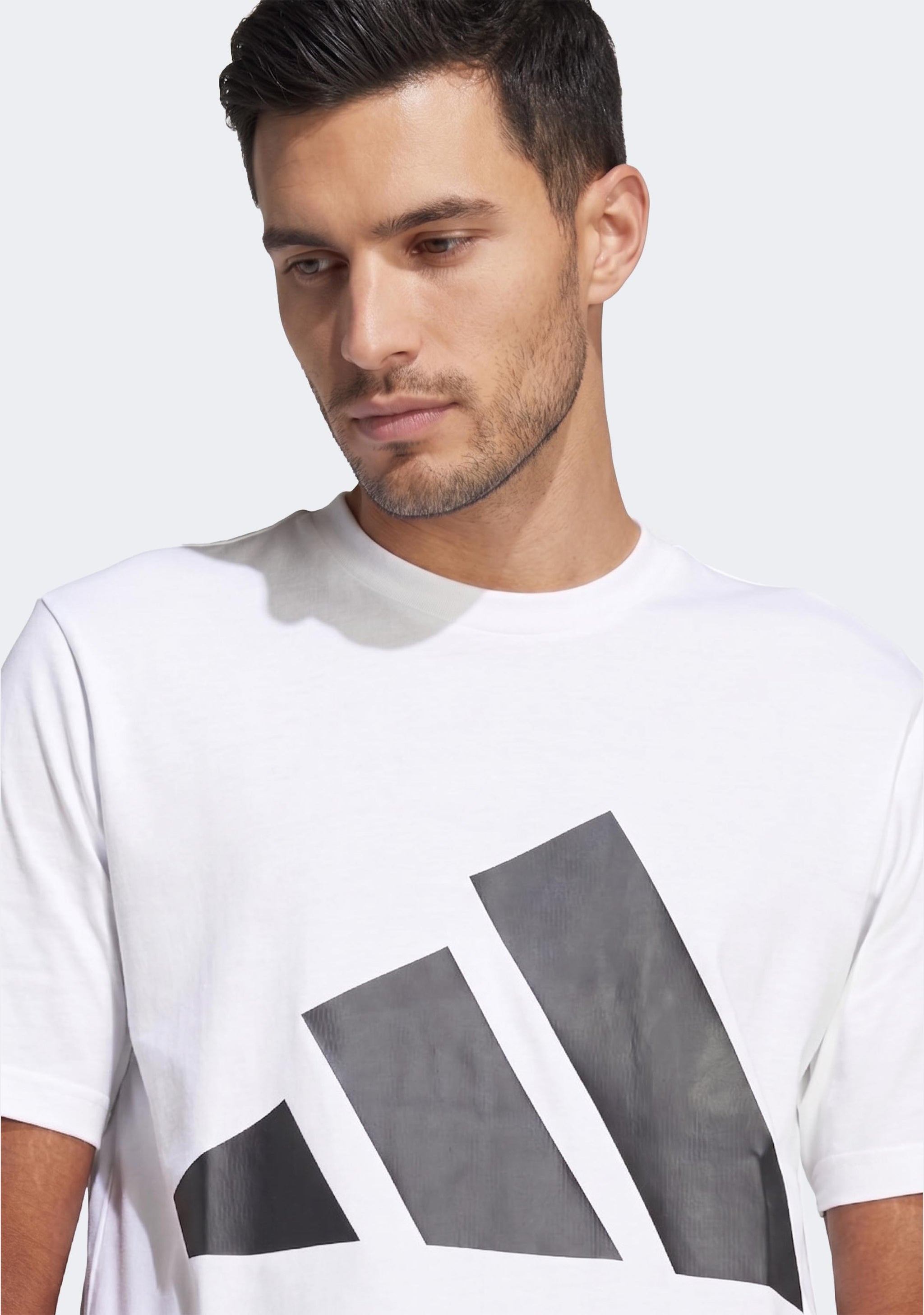 Adidas Men's Essentials Big Logo Tee White/Black
