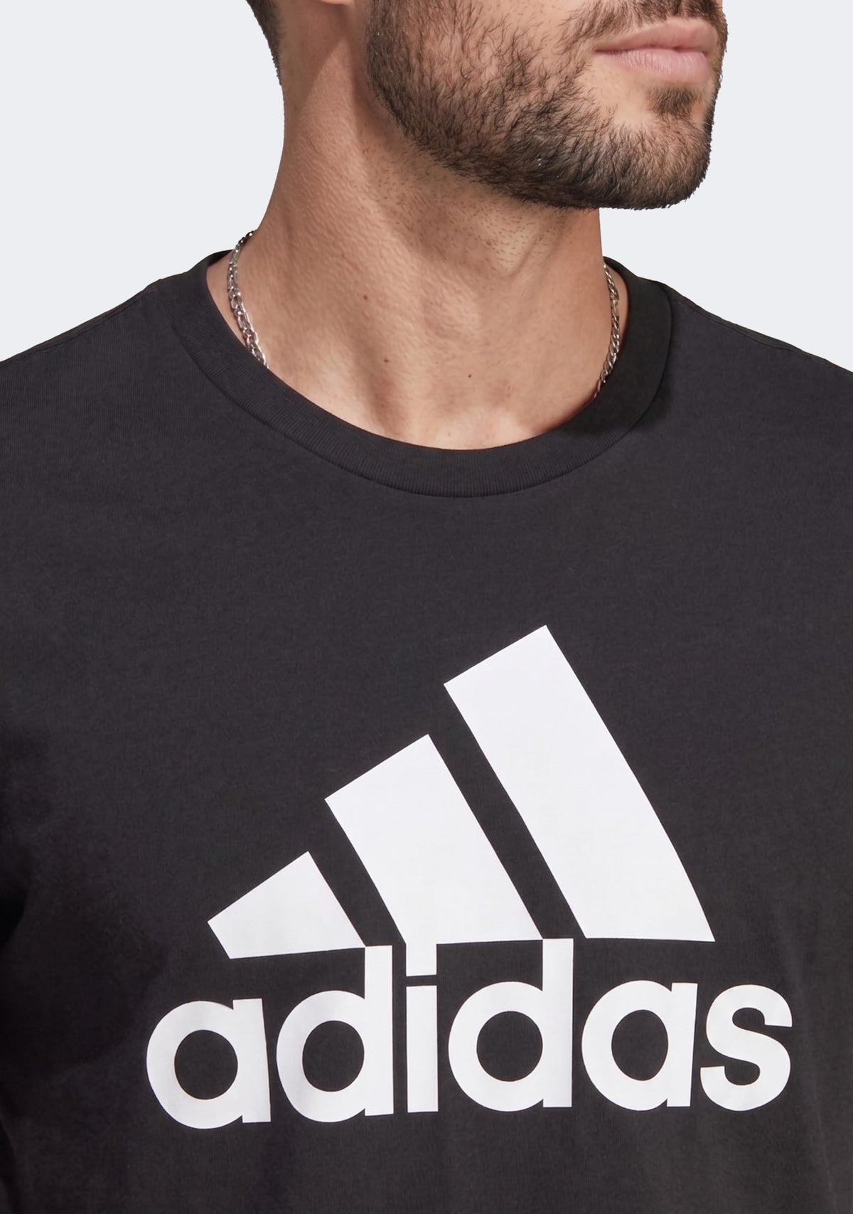 Adidas Men's Essentials Single Jersey Big Logo Tee