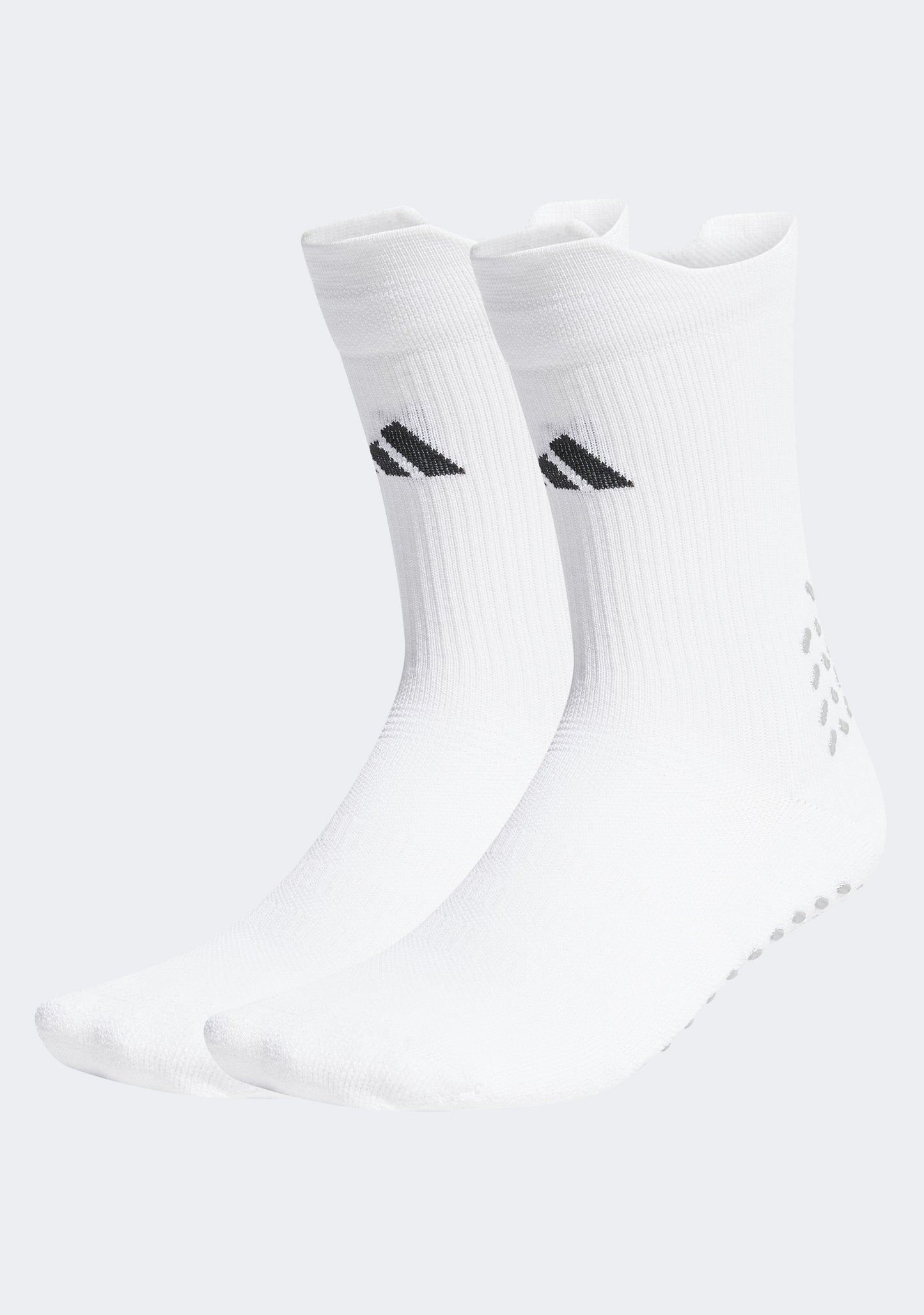 Adidas Men’s Football GRIP Printed Cushioned Crew Performance Socks White