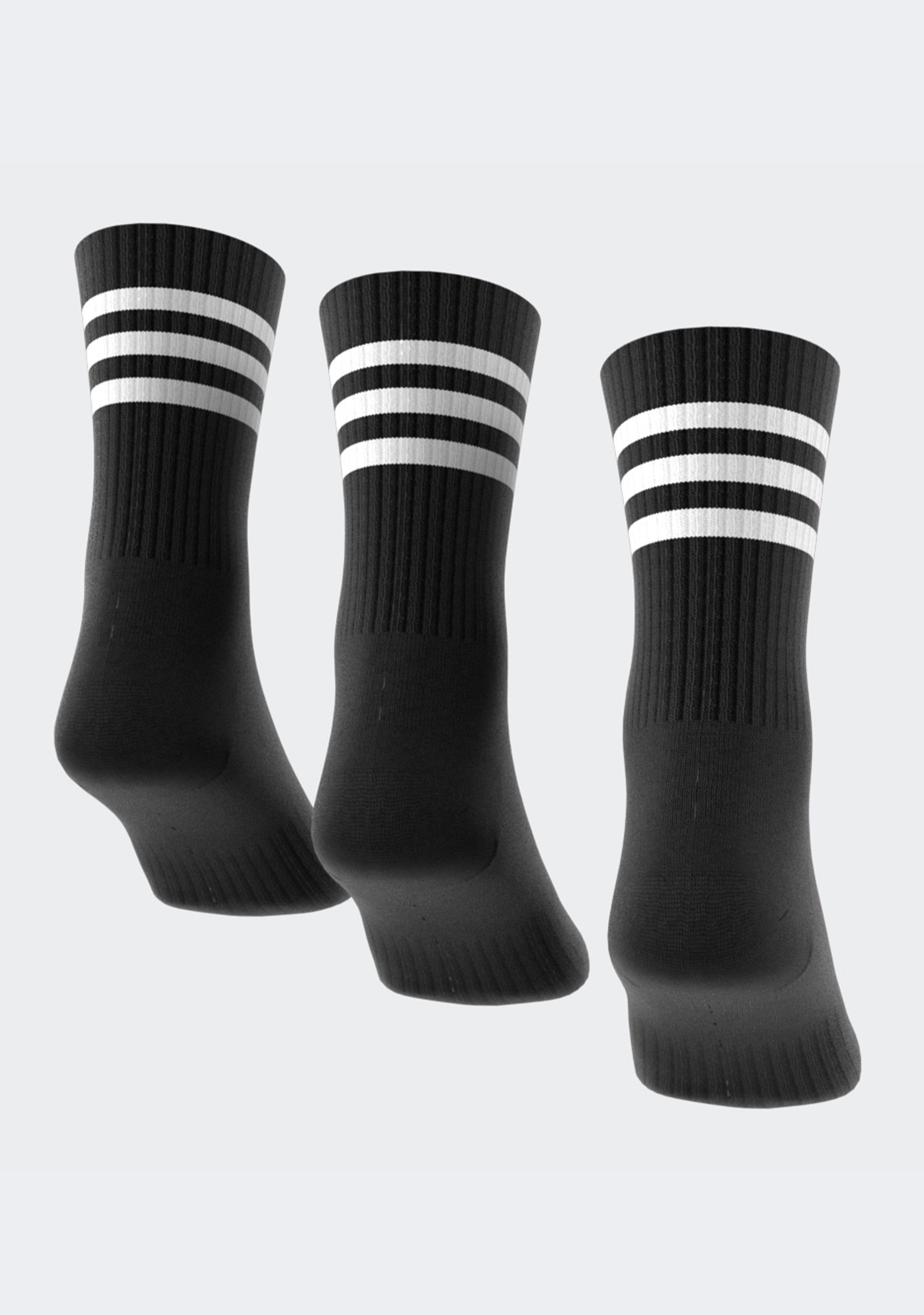 Adidas 3-Stripes Cushioned Crew Socks 3 Pack
