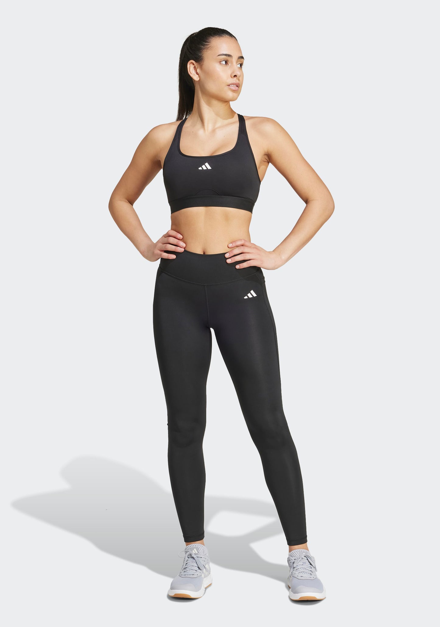 Adidas Women's Optime Essentials Stash Pocket Full-Length Leggings